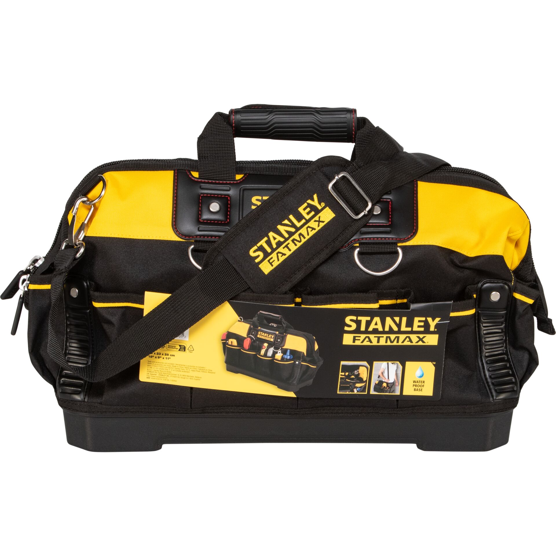 Werkzeugtasche, Werkzeug organizer, Stanley FatMax, Tragegriff, Taschenfächer, Werkzeugtasche, Werkzeugkoffer, gelb-schwarz, Tragegriff, Schultergurt