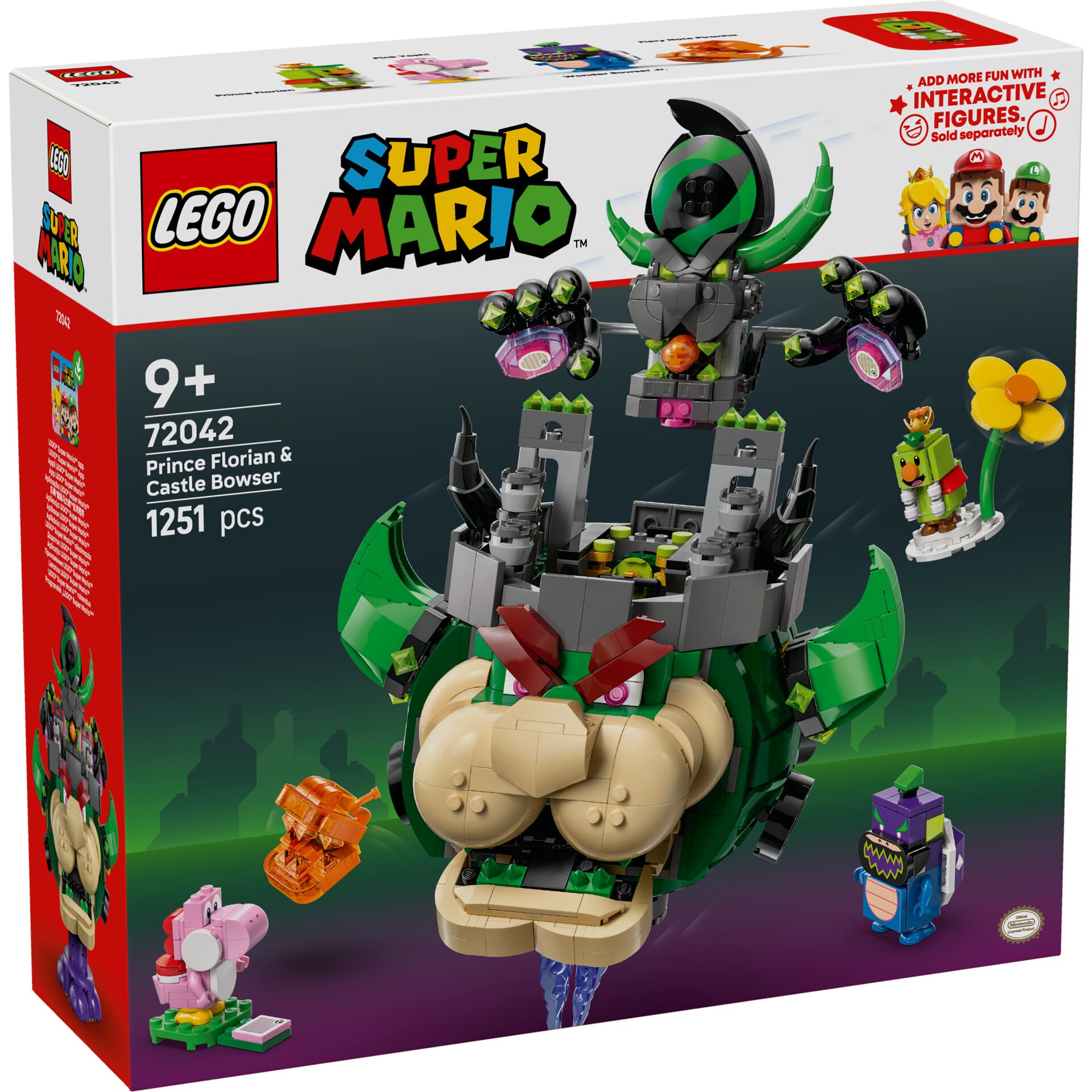 LEGO, Super Mario, Castle Bowser, Dragon, Buildable figure