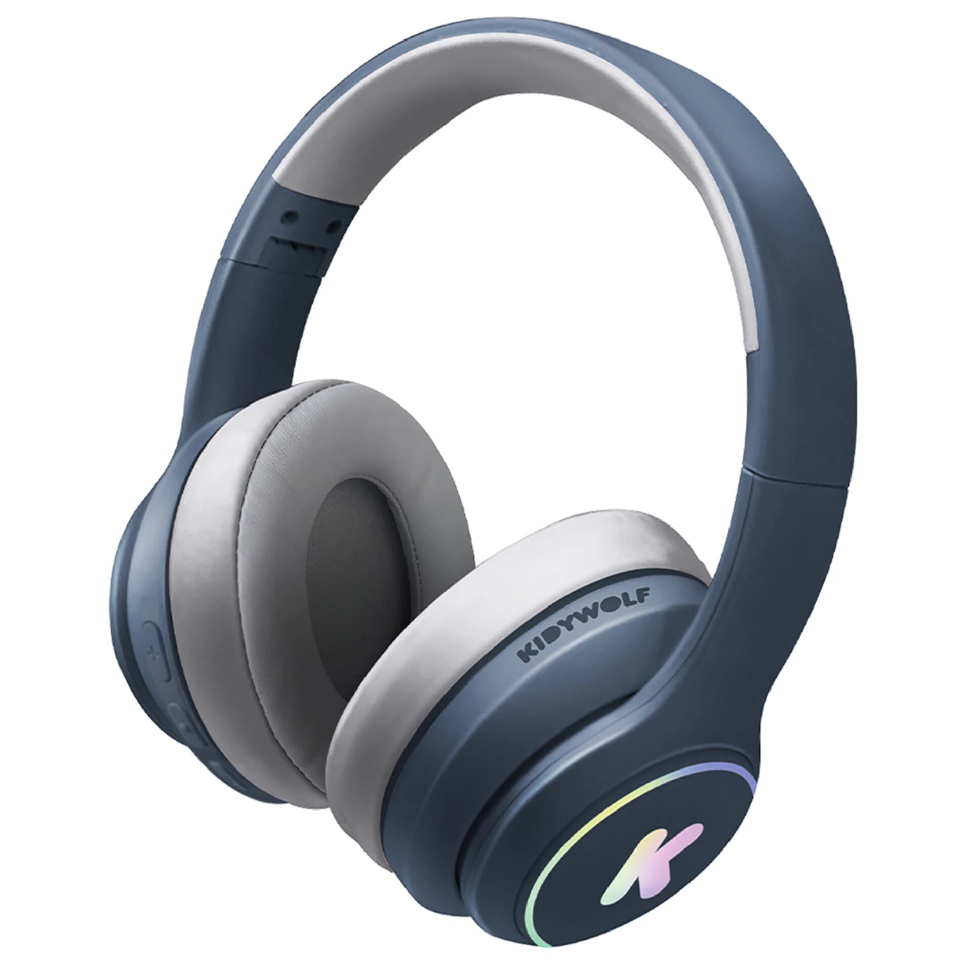 kopfhörer, over-ear, drahtlos, blau, kiddwolf
