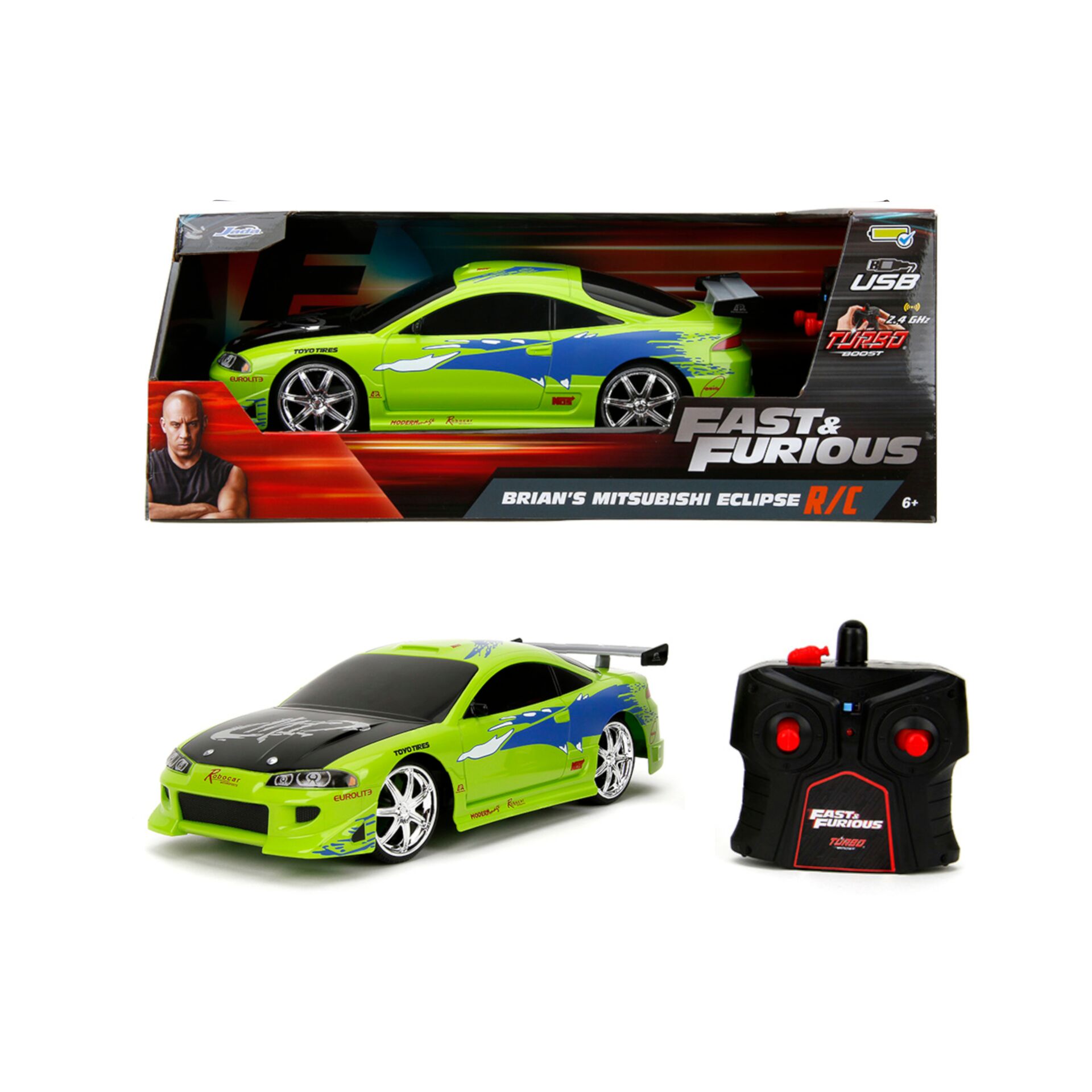 R/C-Auto, Fernsteuerung, R/C Auto, hellgrünes Auto, Rennset