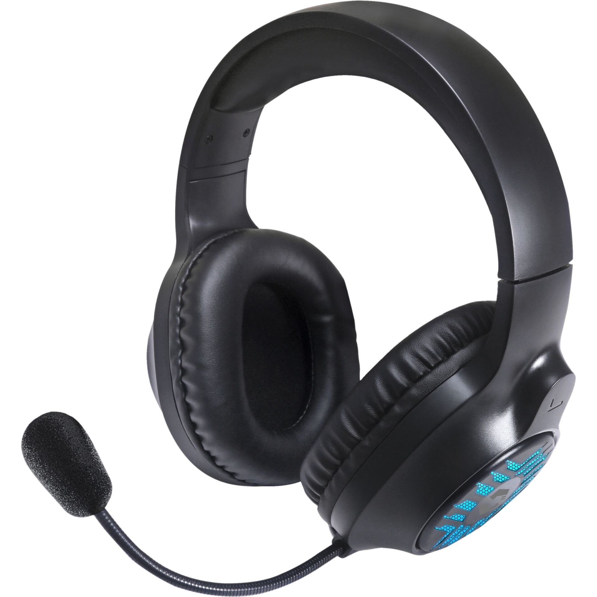 headset, over-ear, gaming, microphone, wired