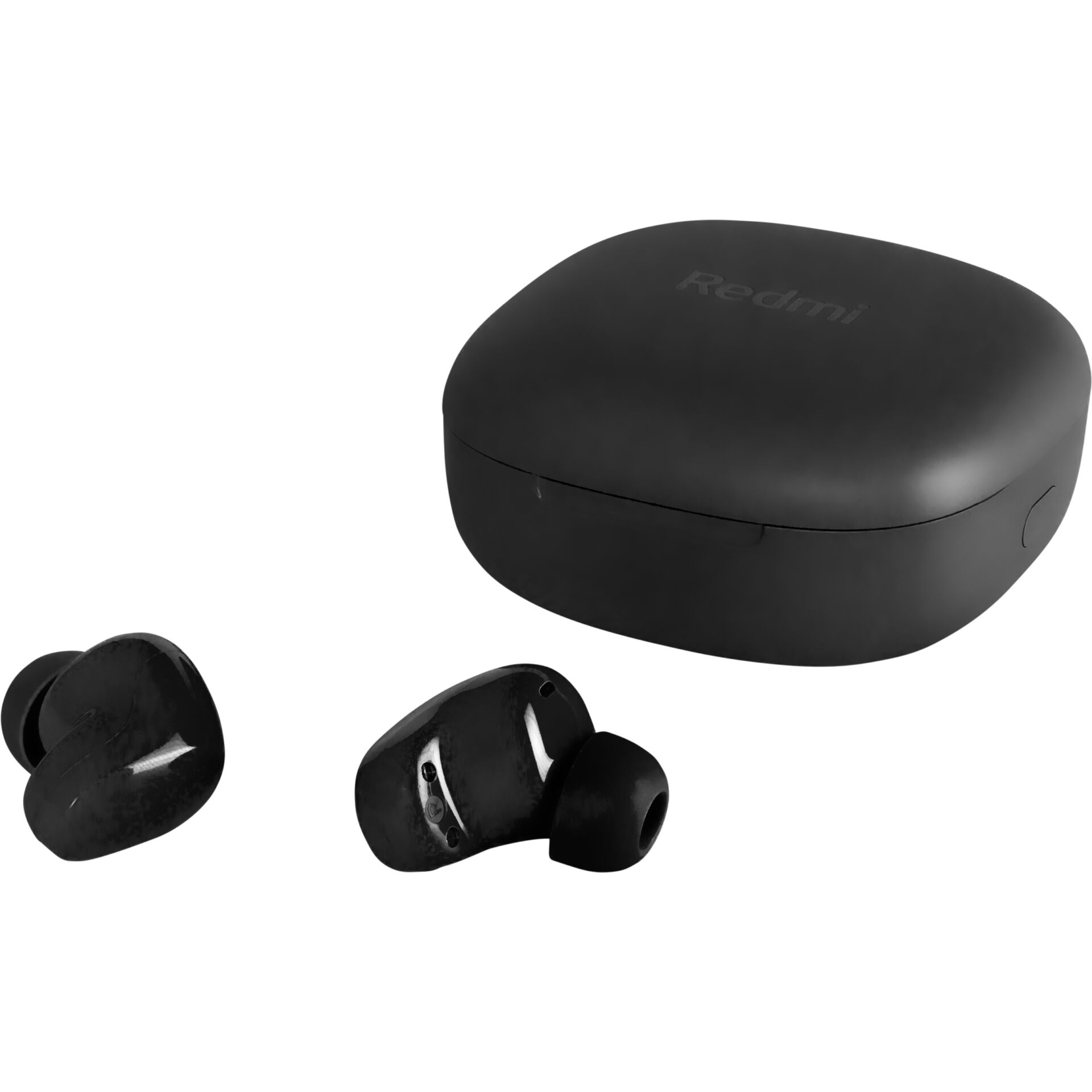 true wireless, in-ear, hülle, schwarz, ladestation