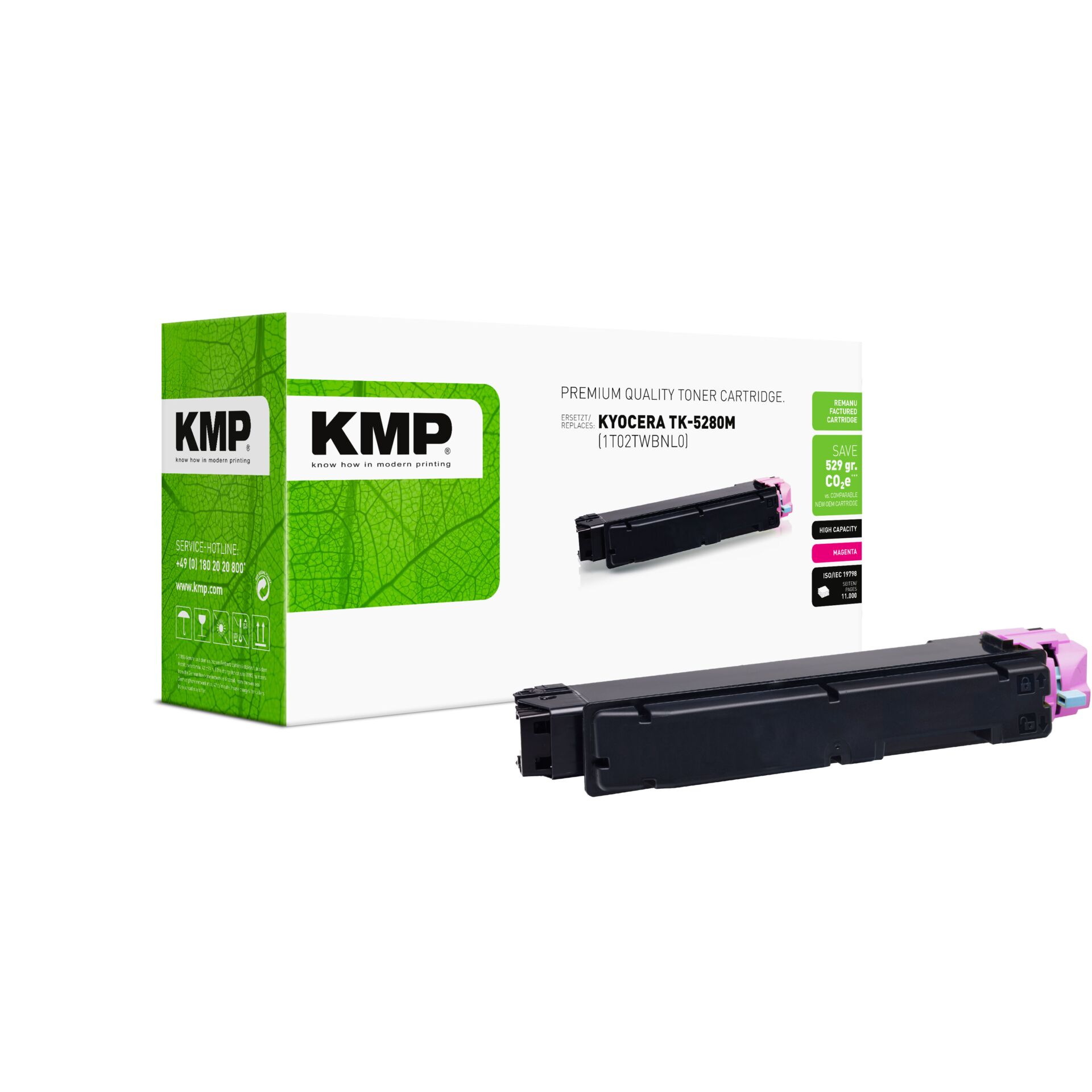 Computerausrüstung, Elektronik, Hardware, Adapter, Tonerpatrone, Druckerzubehör, Magenta-Toner, Schwarztoner, KMP kompatibel