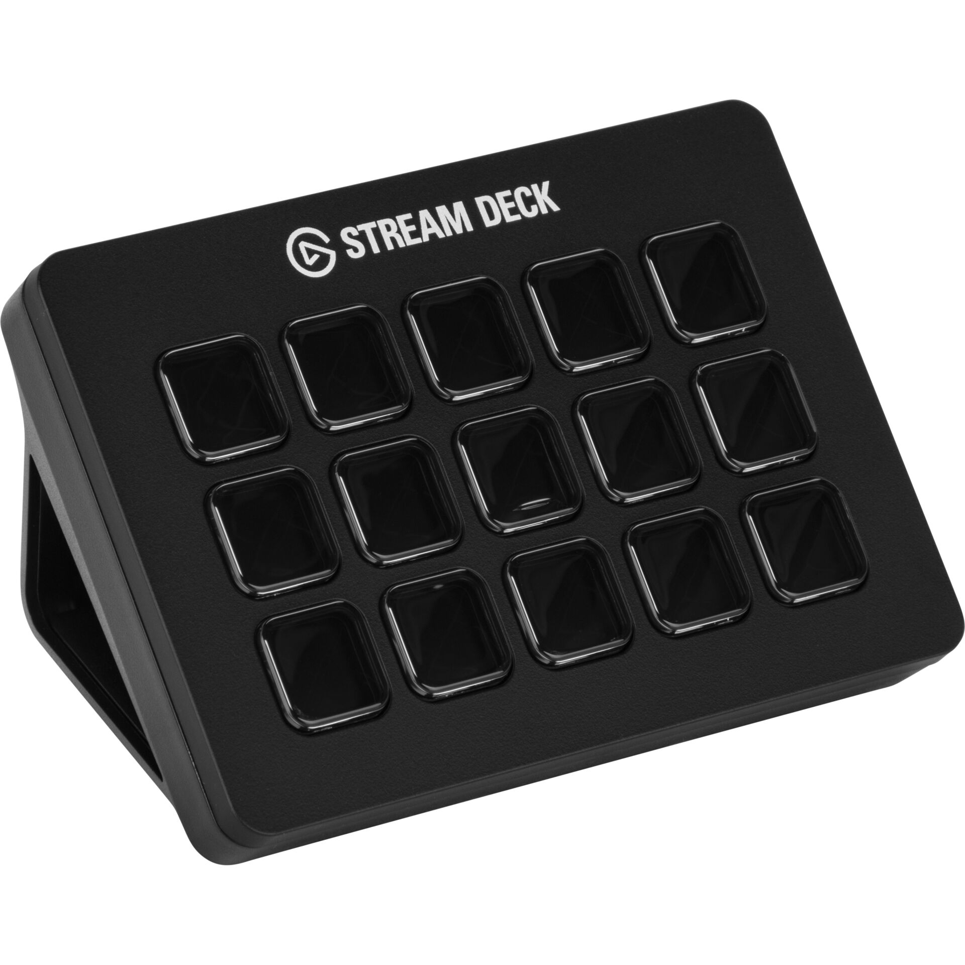 Tastenschlitze, Streaming Deck, Schwarz, Matt, Tastatur-Panel