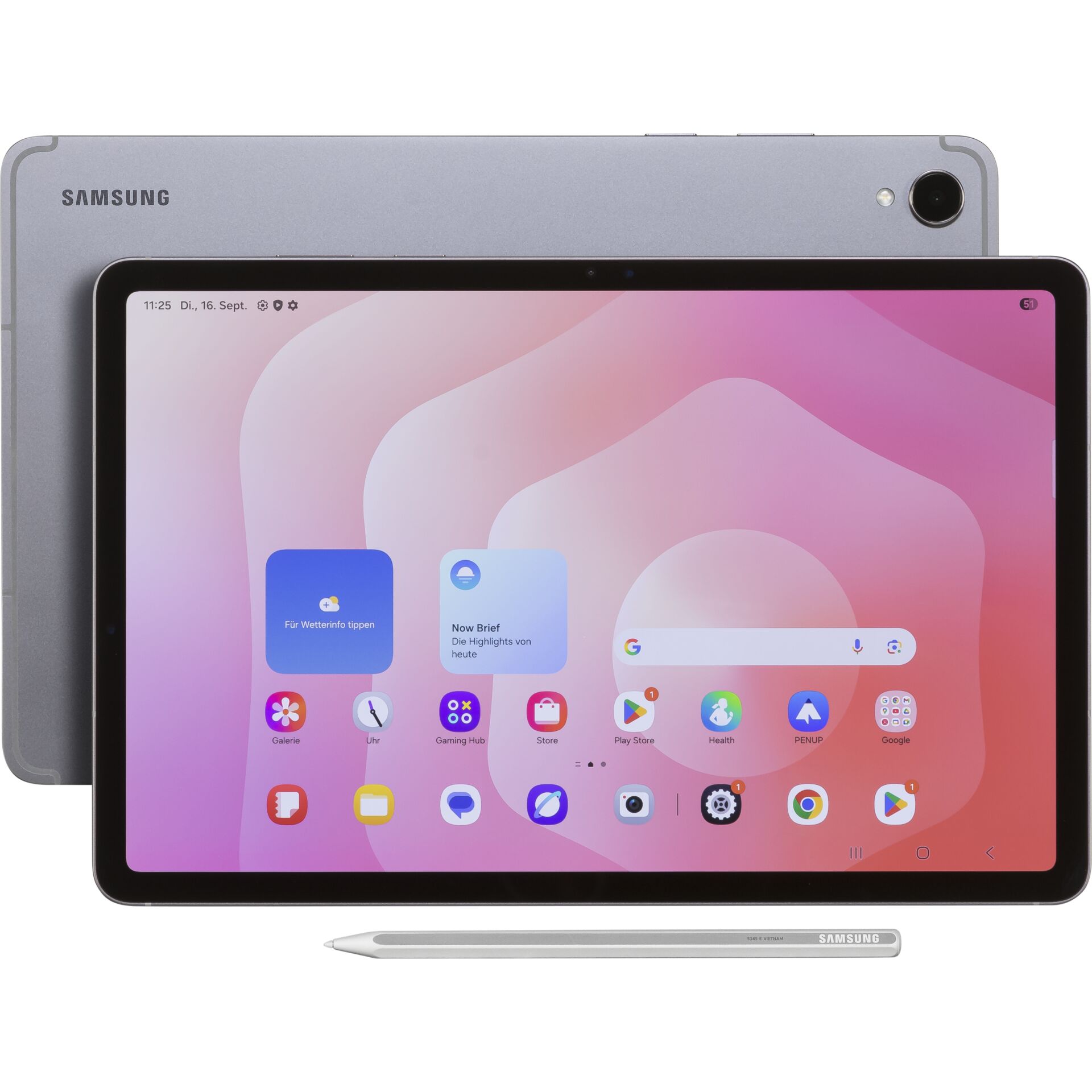 Tablet, Galaxy Tablet, S Pen, Android-Tablet, Grau