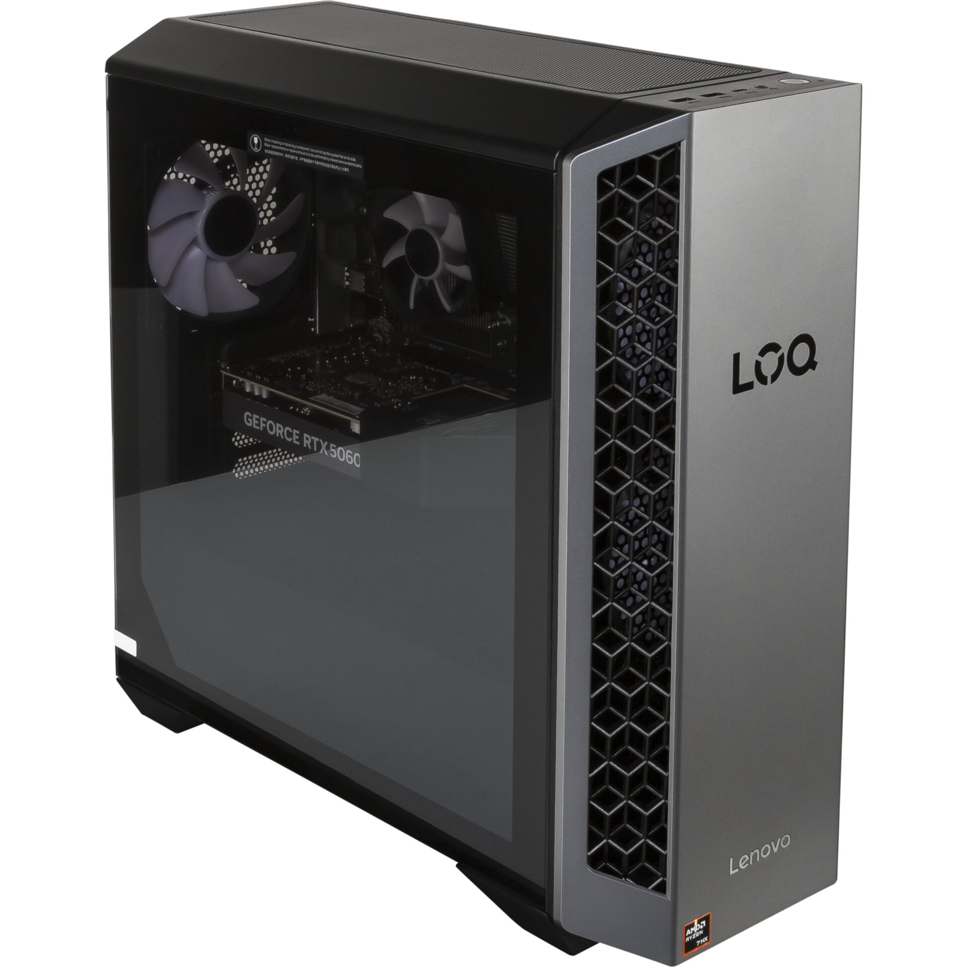 Gehäuse PC, Mid-Tower, Glasfront, RGB-Lüfter, Lenovo