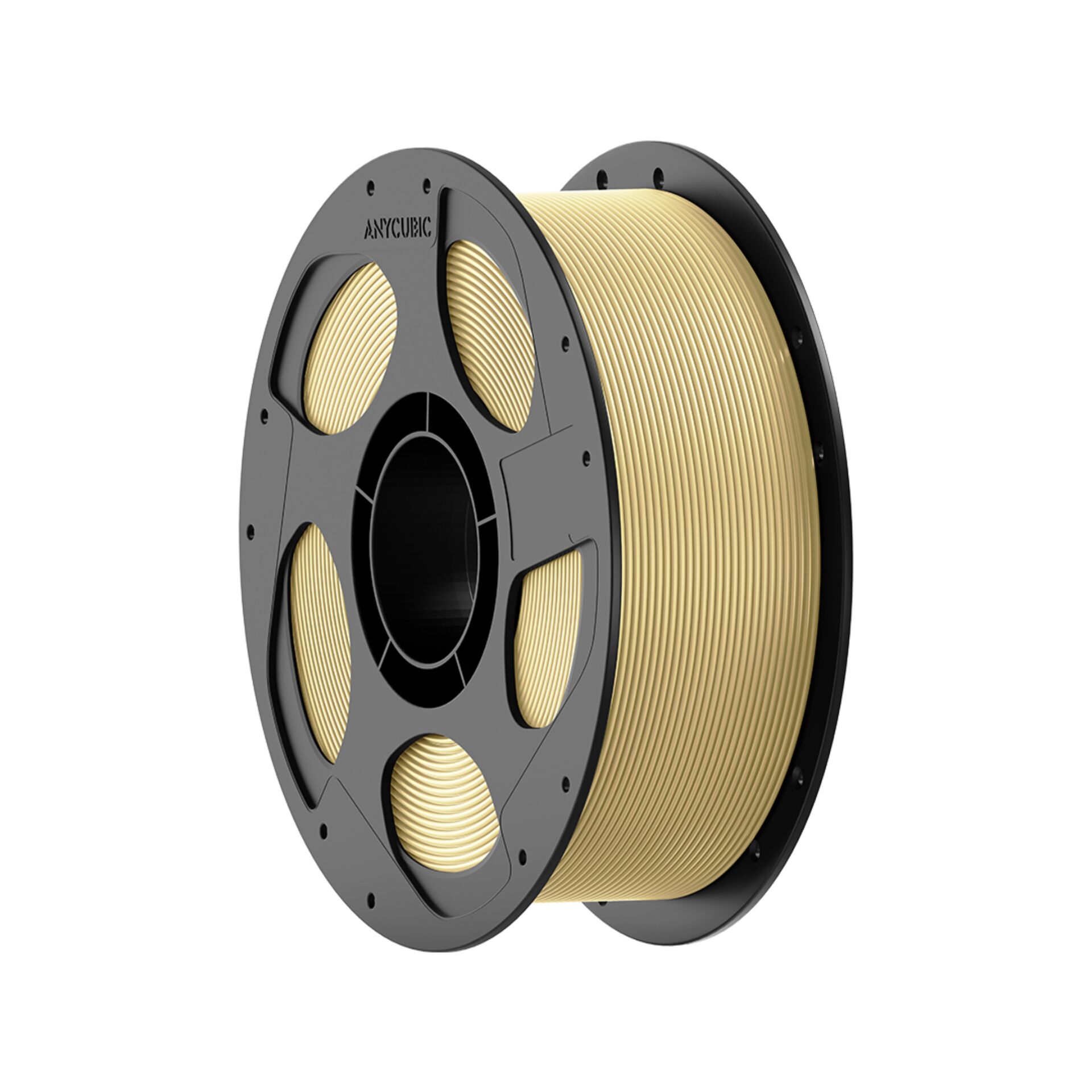 Filament, 3D-Druck, PLA-Draht, Spule, Gelb-Beige