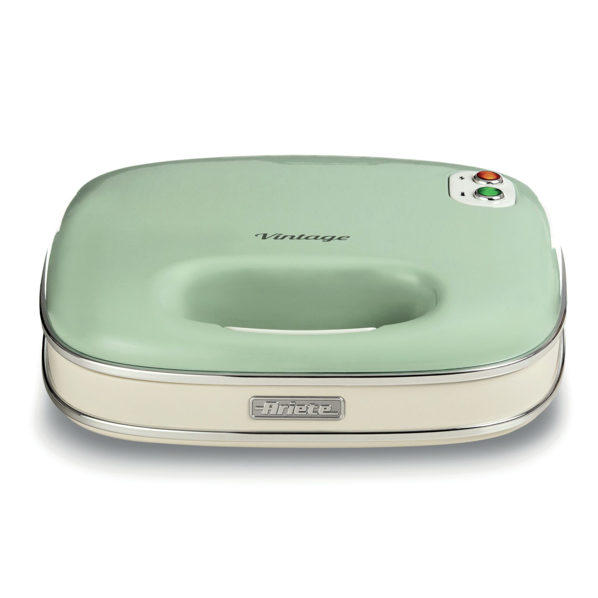 Toaster, Grün, Kompakt, Retro, Metallisch