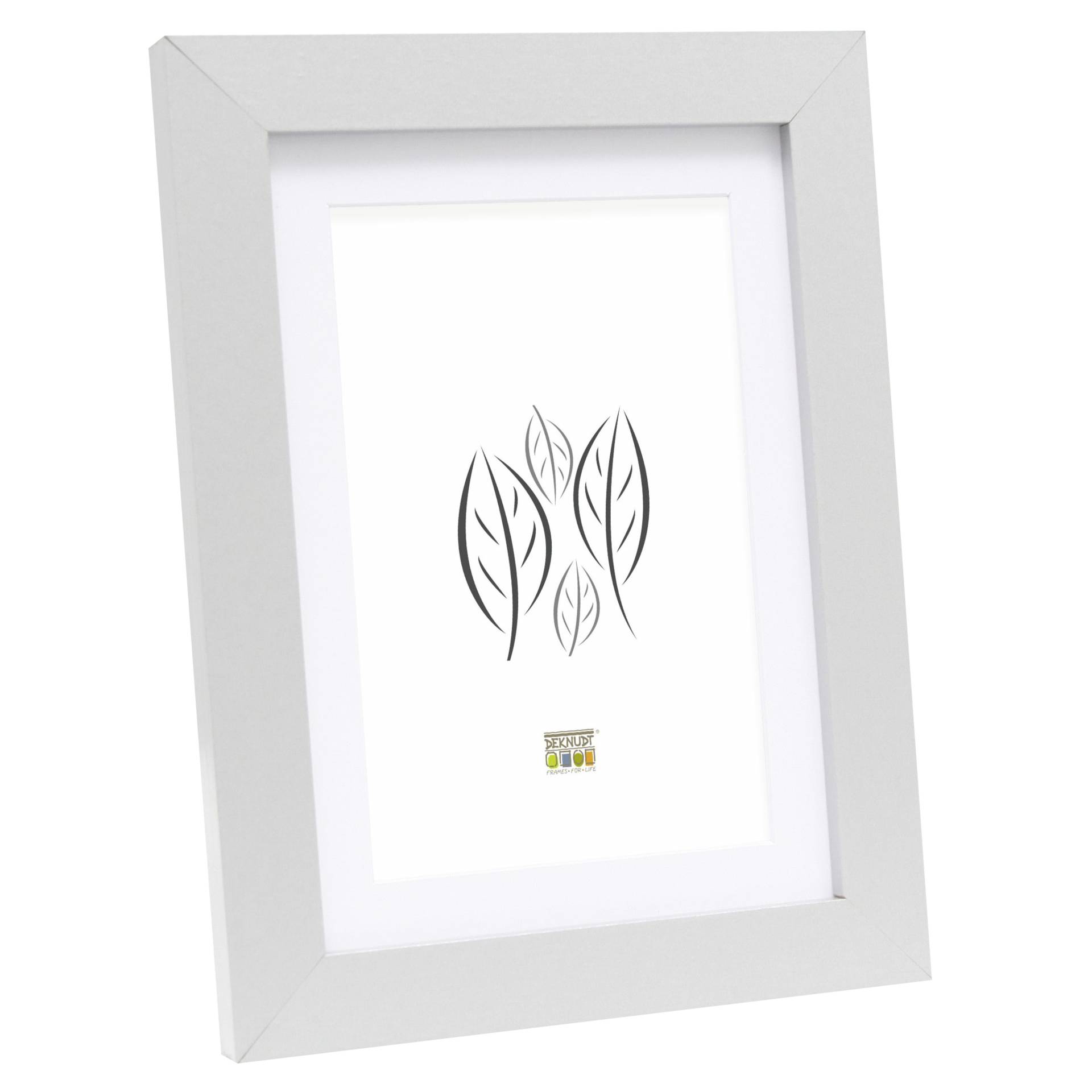 Deknudt S66KD1 P1          15x20  Holz silber mit Passepartout