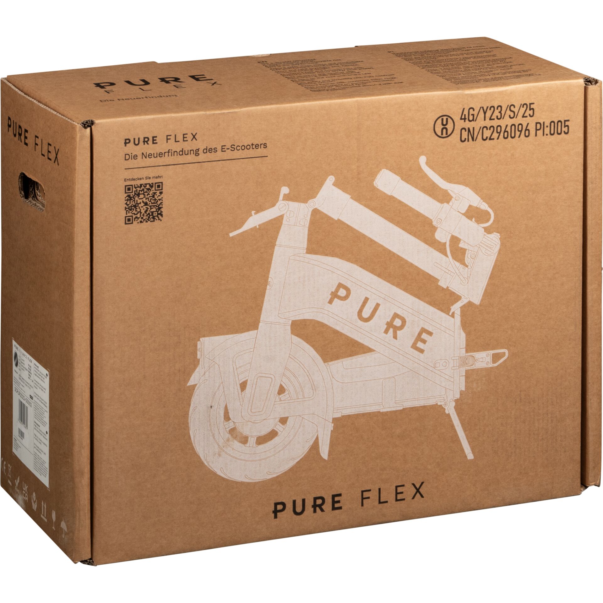 E-Scooter, Faltbares Scooter, Elektro-Scooter, Pappkarton-Verpackung, Fahrradbox