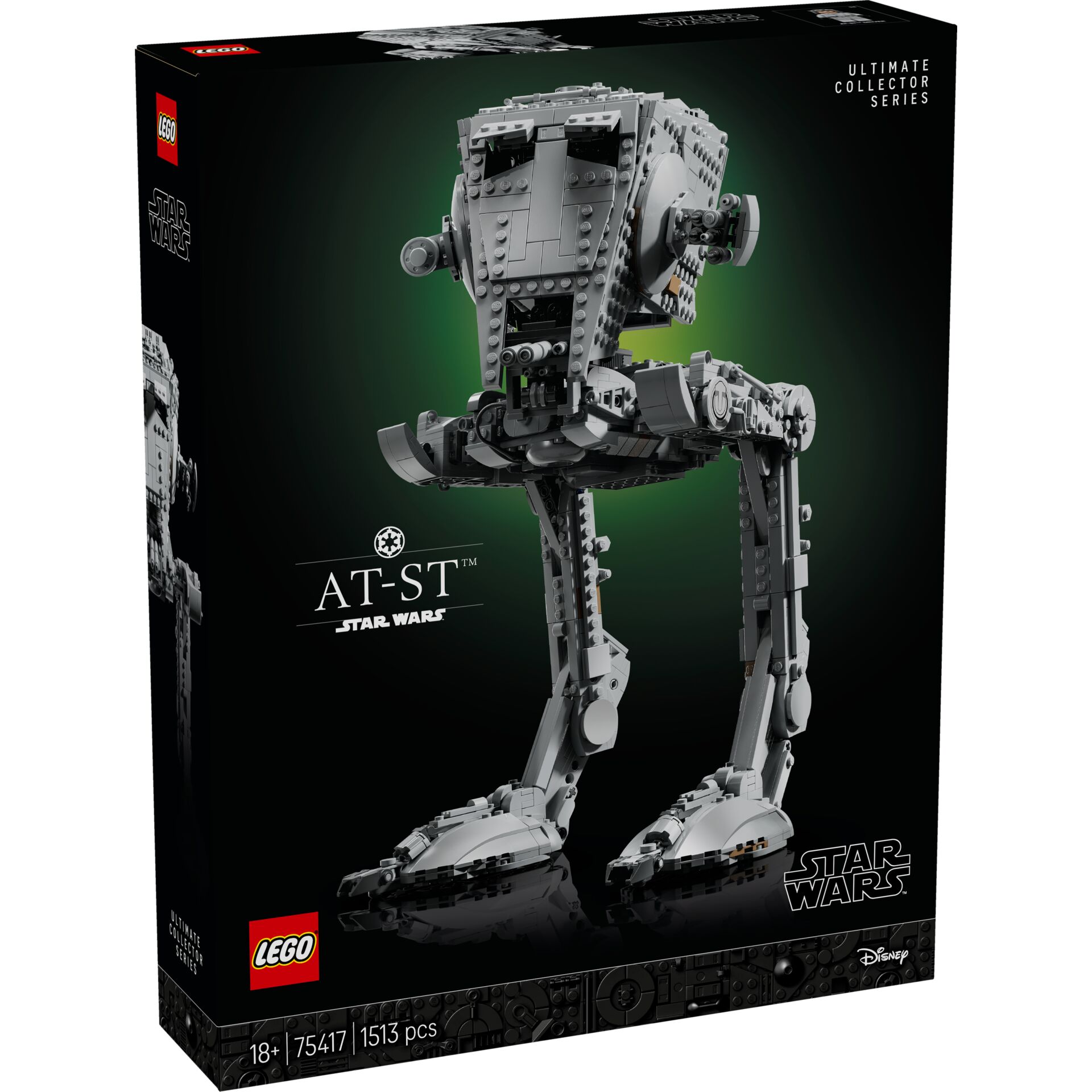 Star Wars, AT-ST, Lego, Buildable figure, Grey color