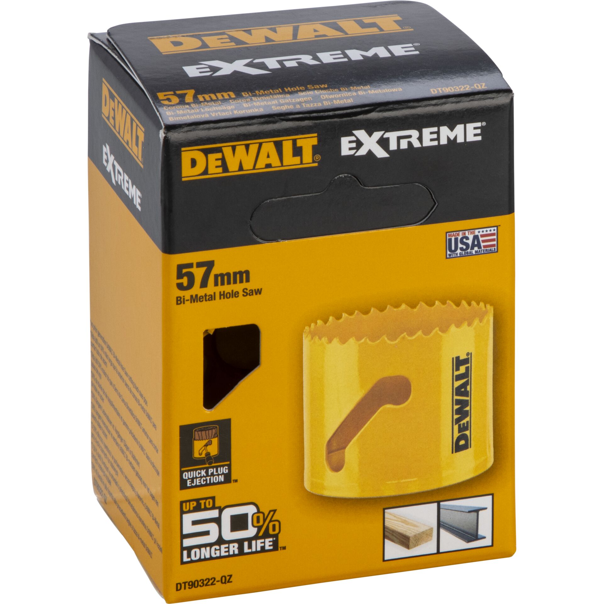 Holzwerkzeug, Sägeblatt, Bi-Metall, 57 mm, DeWalt Extrem