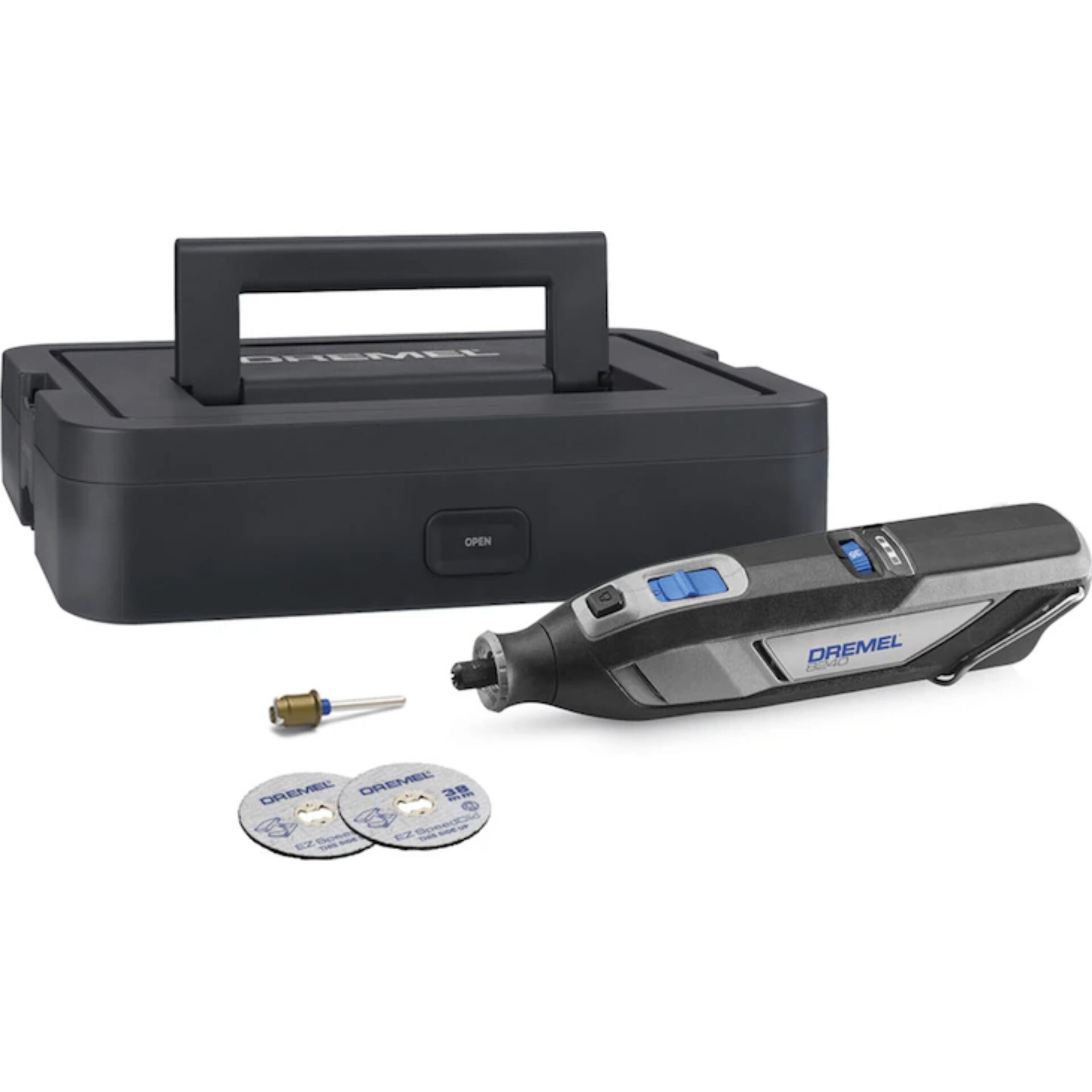 Dremel, Rotationswerkzeug, Trennscheibe, Schleifwerkzeug, Koffer