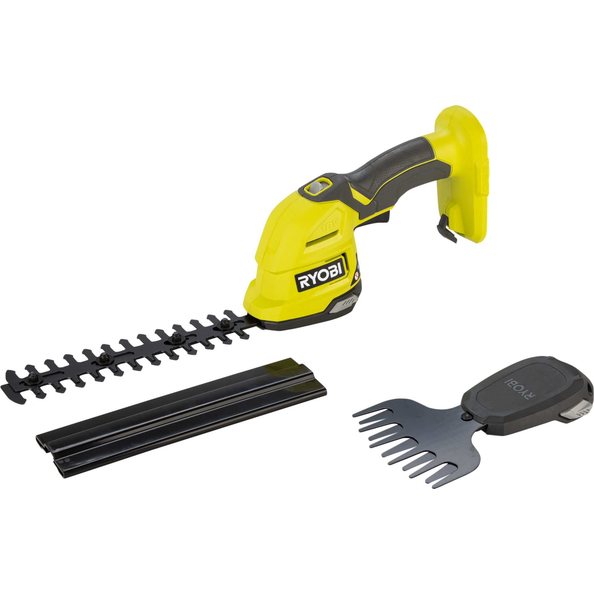 Akku-Heckenschere, Ryobi, Schnittbalken, Gehäusegelb, Zubehörset