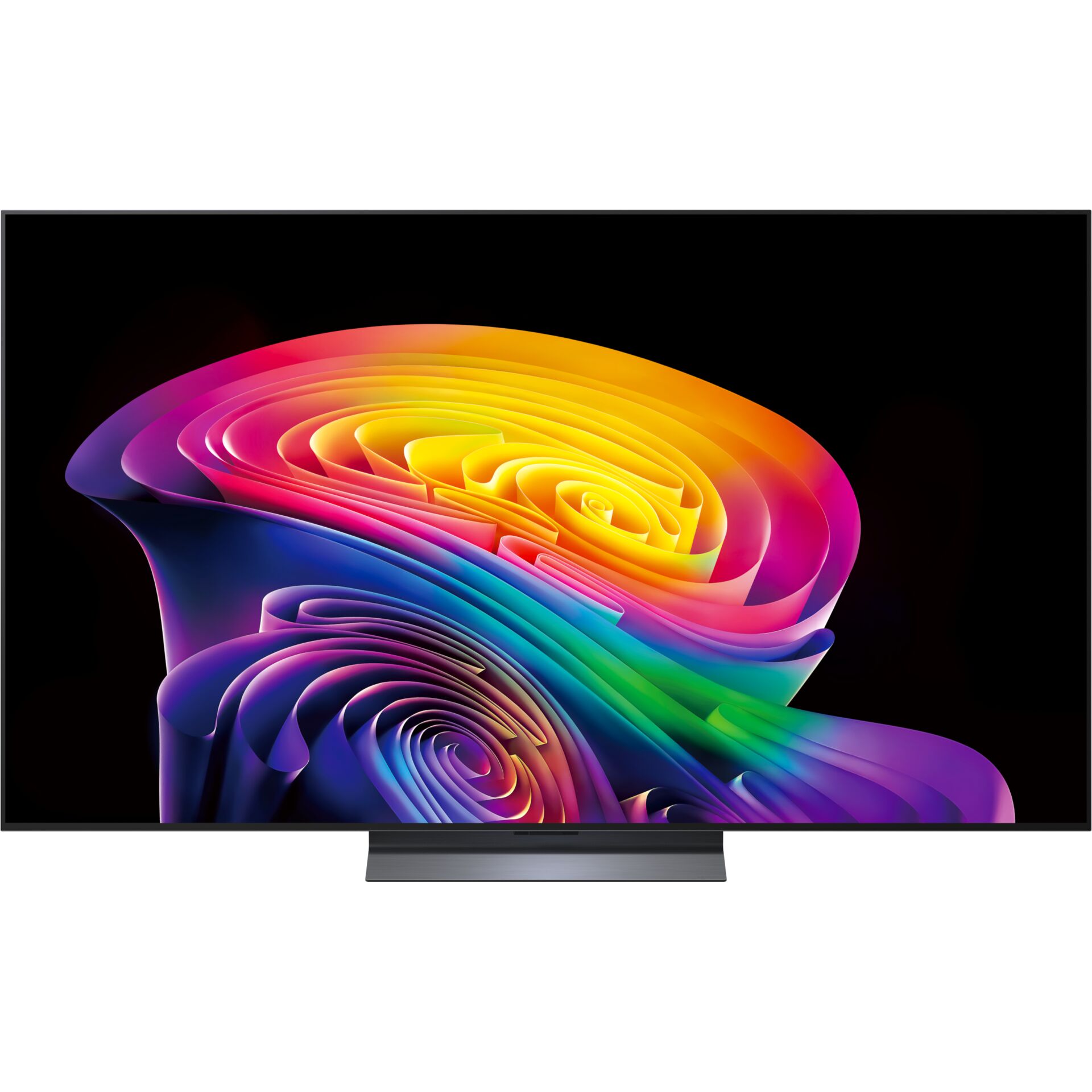 TV, LED, 4K, Flachbildschirm, Regenbogen Muster