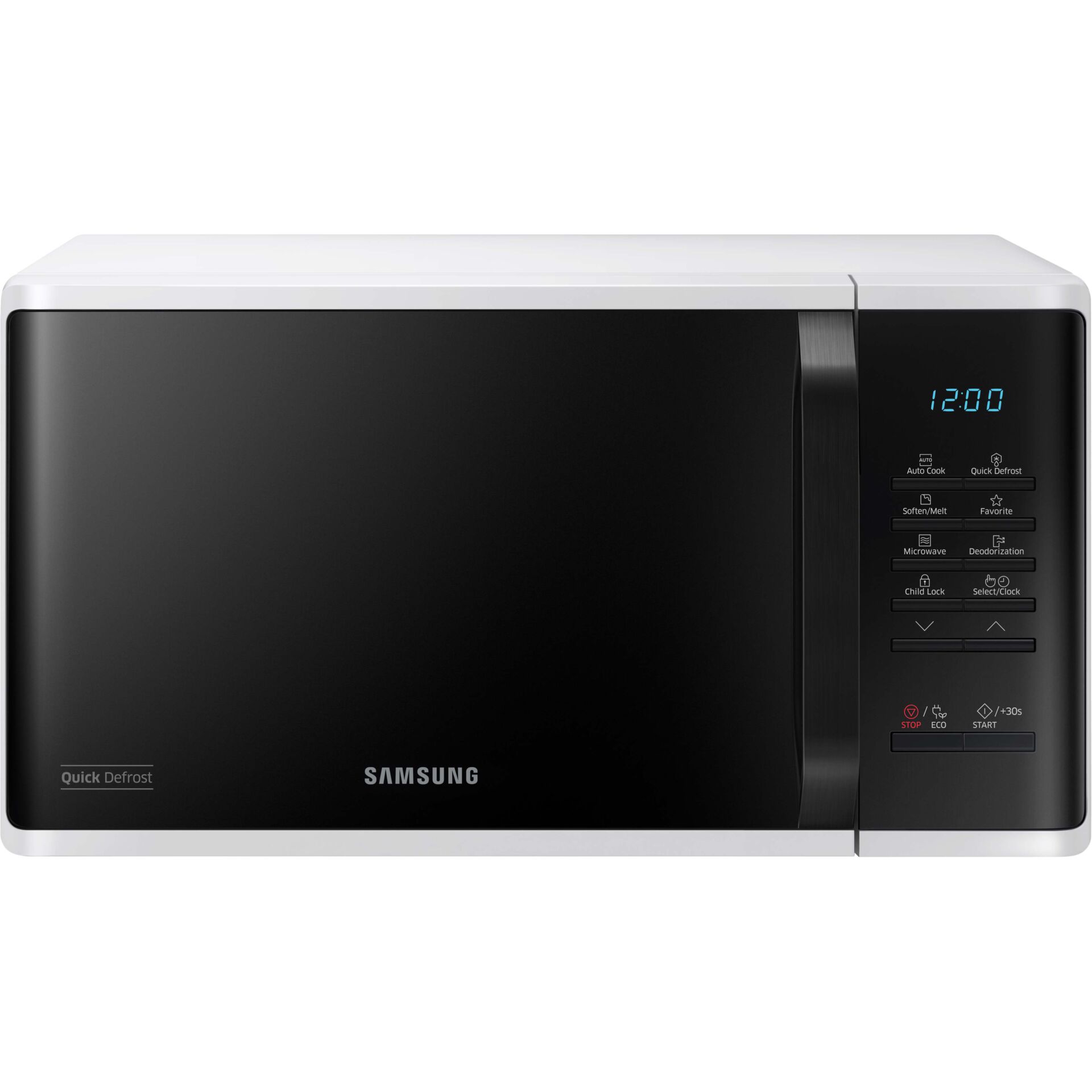 Mikrowelle, Herdmikrowelle, Schwarz, Digitalanzeige, Quick Defrost