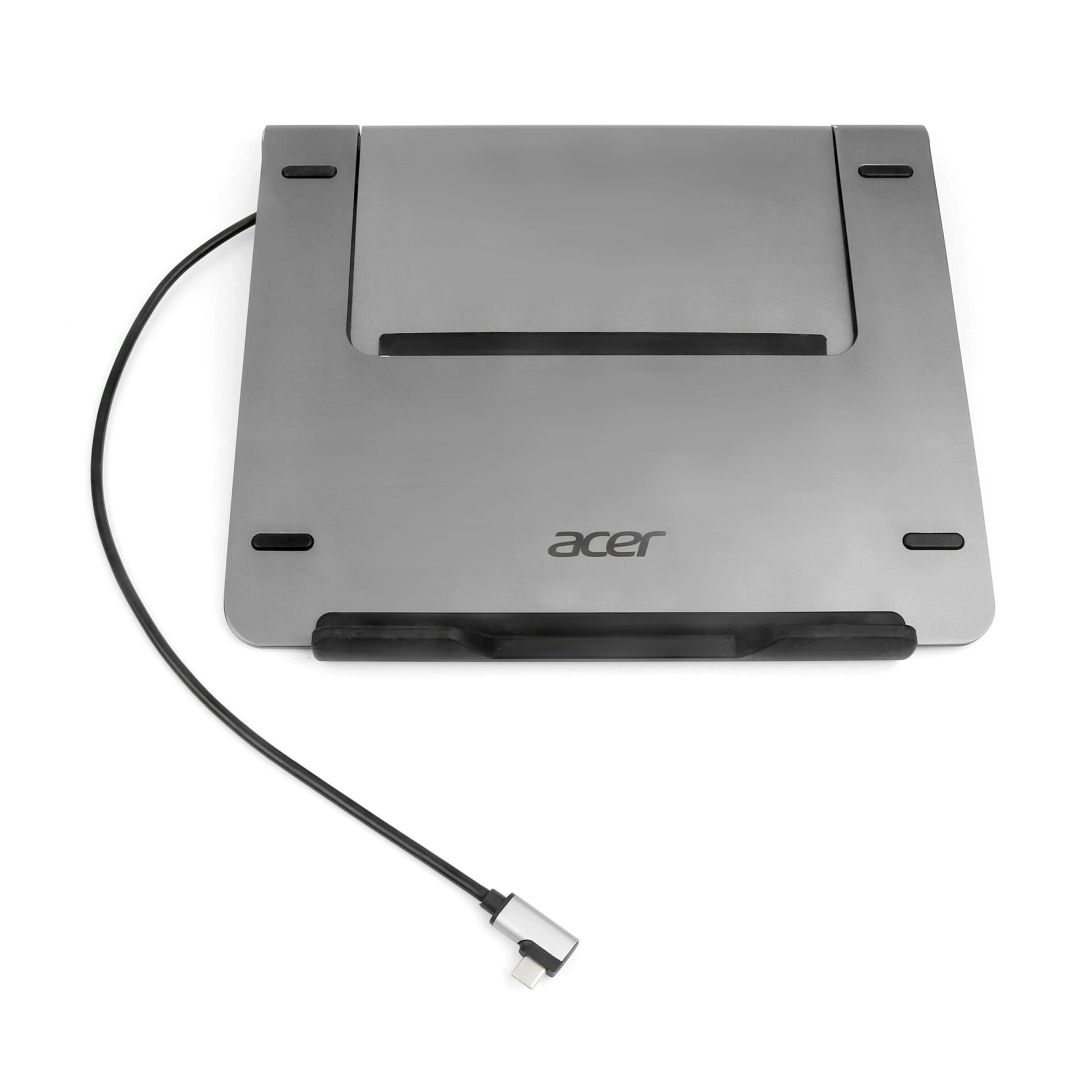 Laptop-Dockingstation, USB-C Dock, Acer Dockingstation, Silber Metall, kabelgebundene Verbindung
