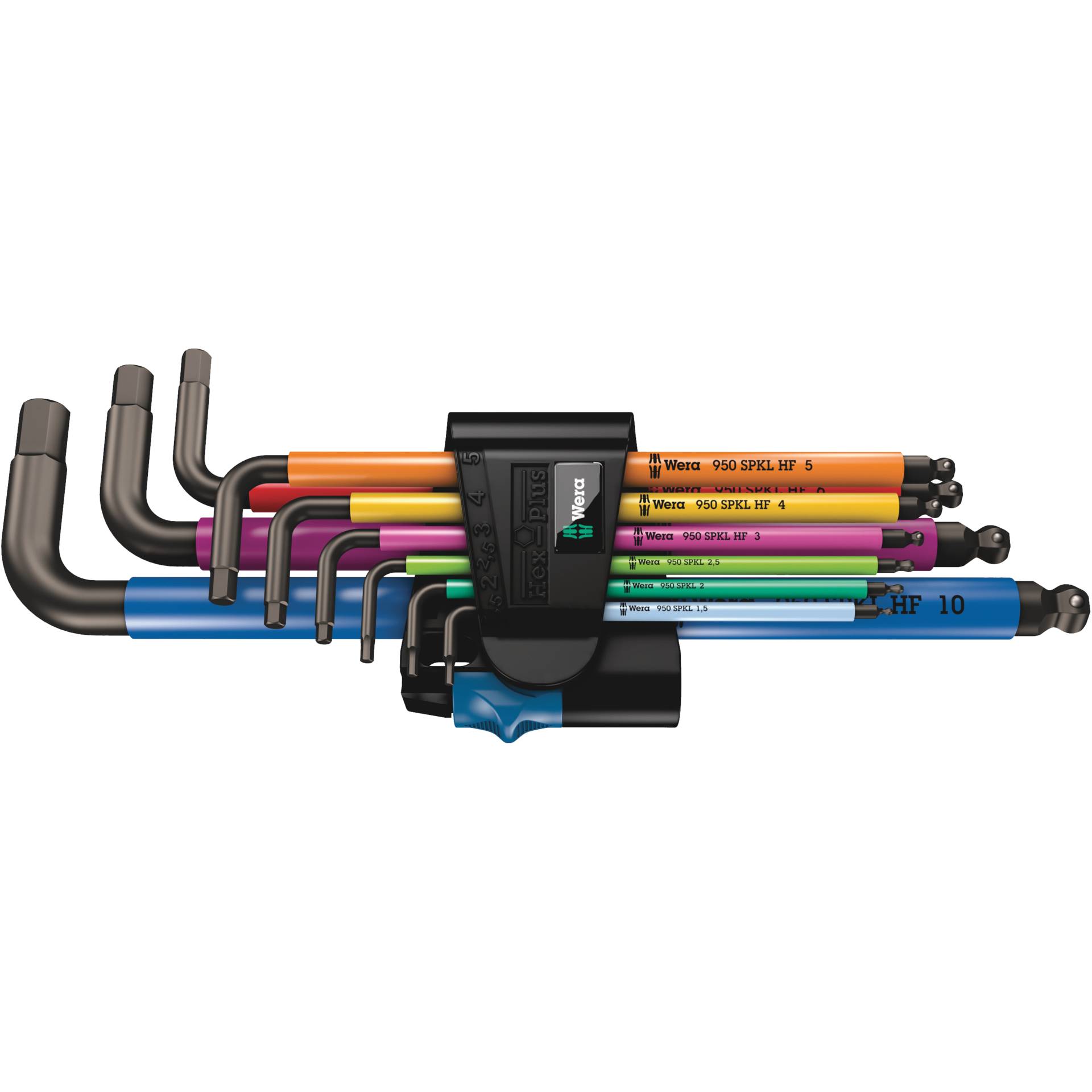 Wera 950/9 Hex-Plus  Winkelschlüsselsatz Blacklaser
