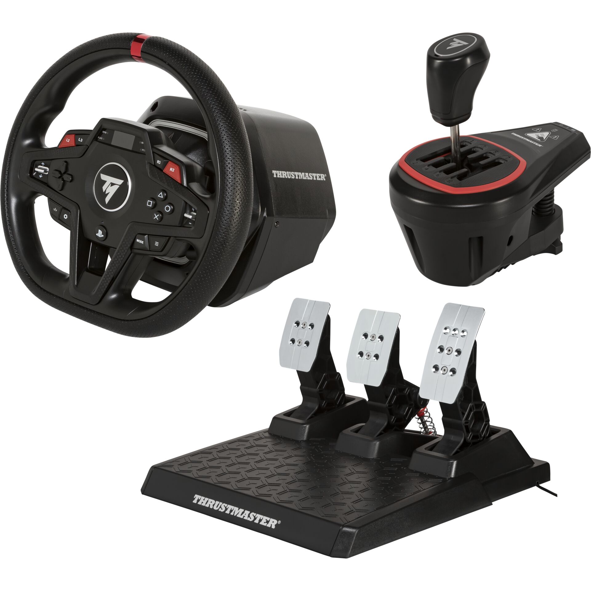 gaming, lenkrad, pedale, gashebel, joystick