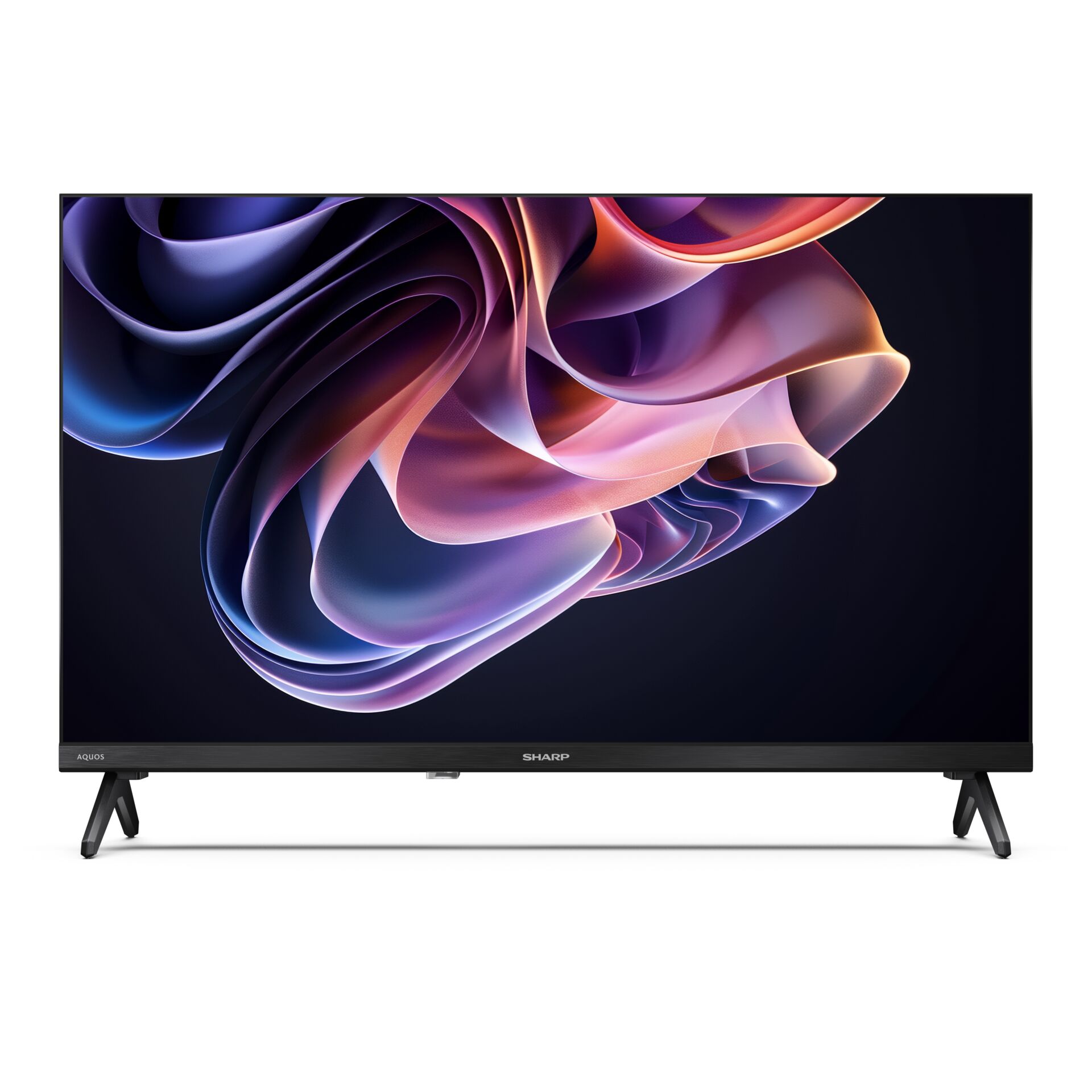 Fernseher, LED, Schwarz, Flachbildschirm, Ständer