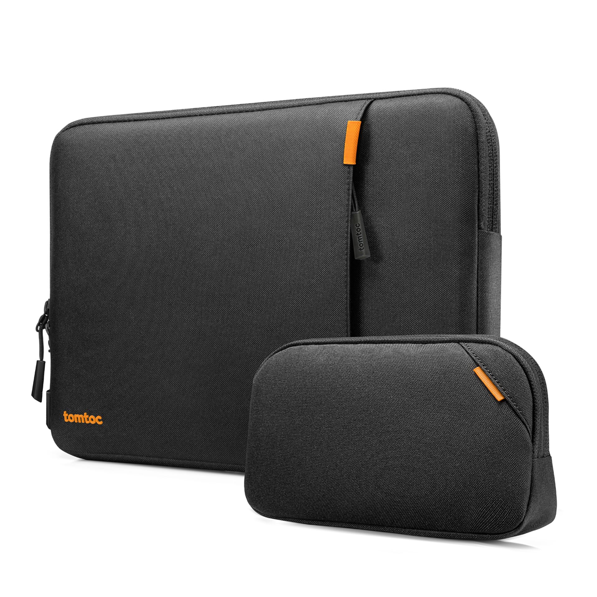 laptophülle, tabletencase, Tragetasche, Reißverschlussbeutel, schwarzer Stoff
