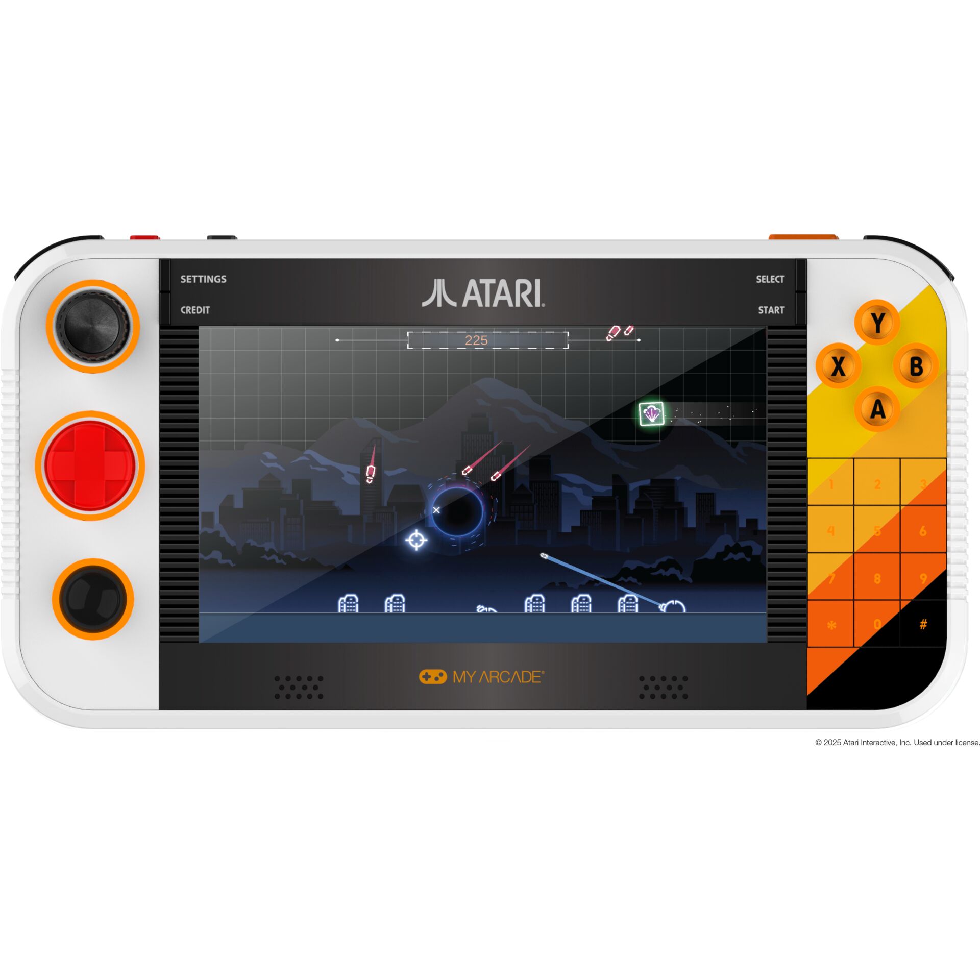Handheld-Konsole, Atari, Arcade, Gaming, Controller-Tasten
