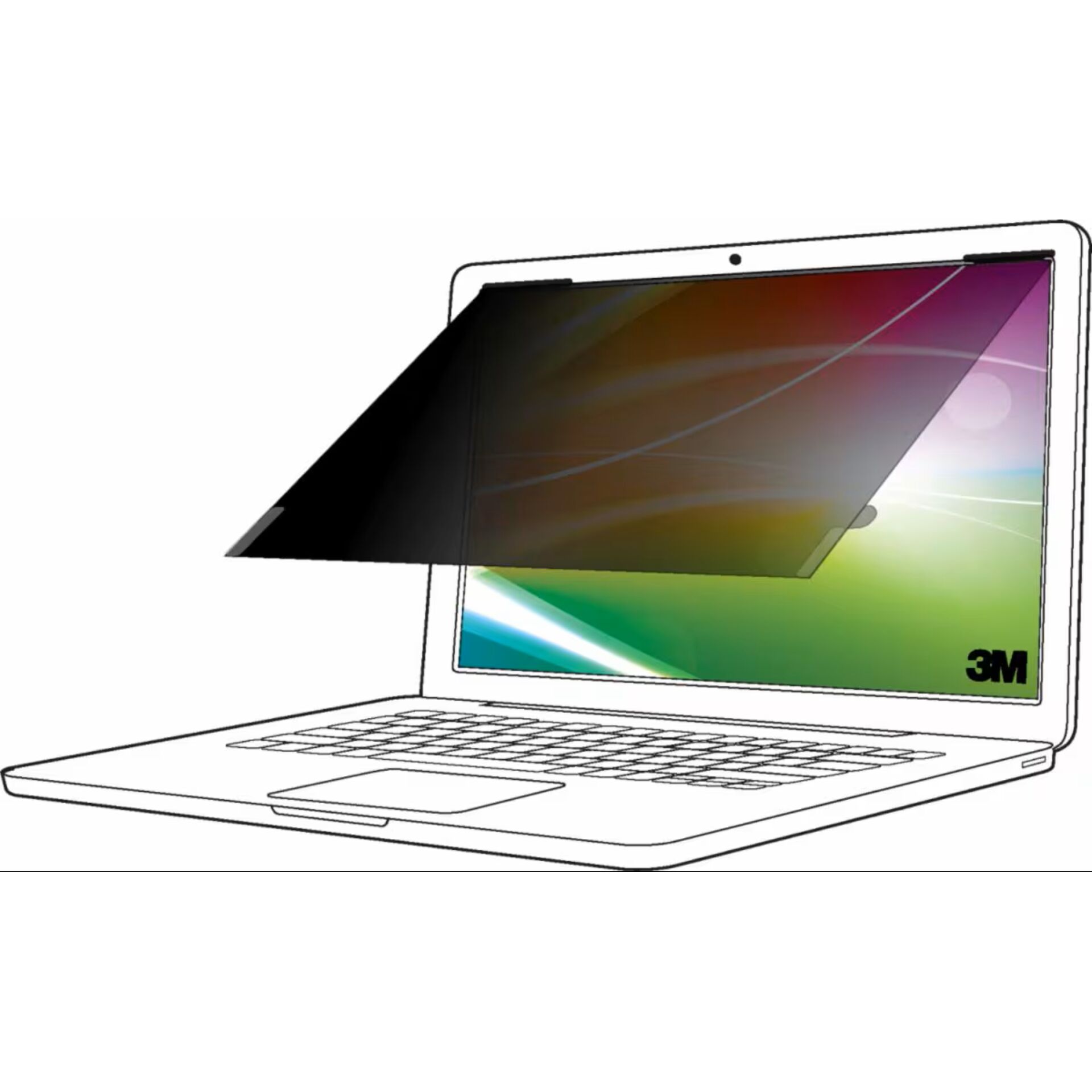 Laptop, Bildschirmfolie, Transparente Folie, Schutzfolie, 3M