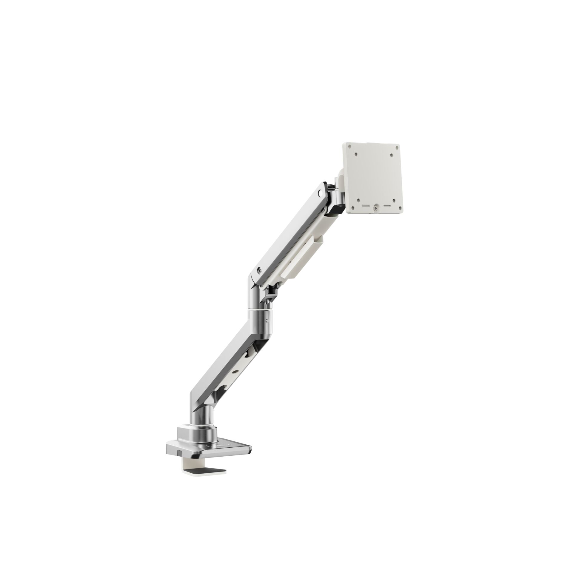monitorarm, gelenkarm, monitorhalter, metallisch, verstellbar