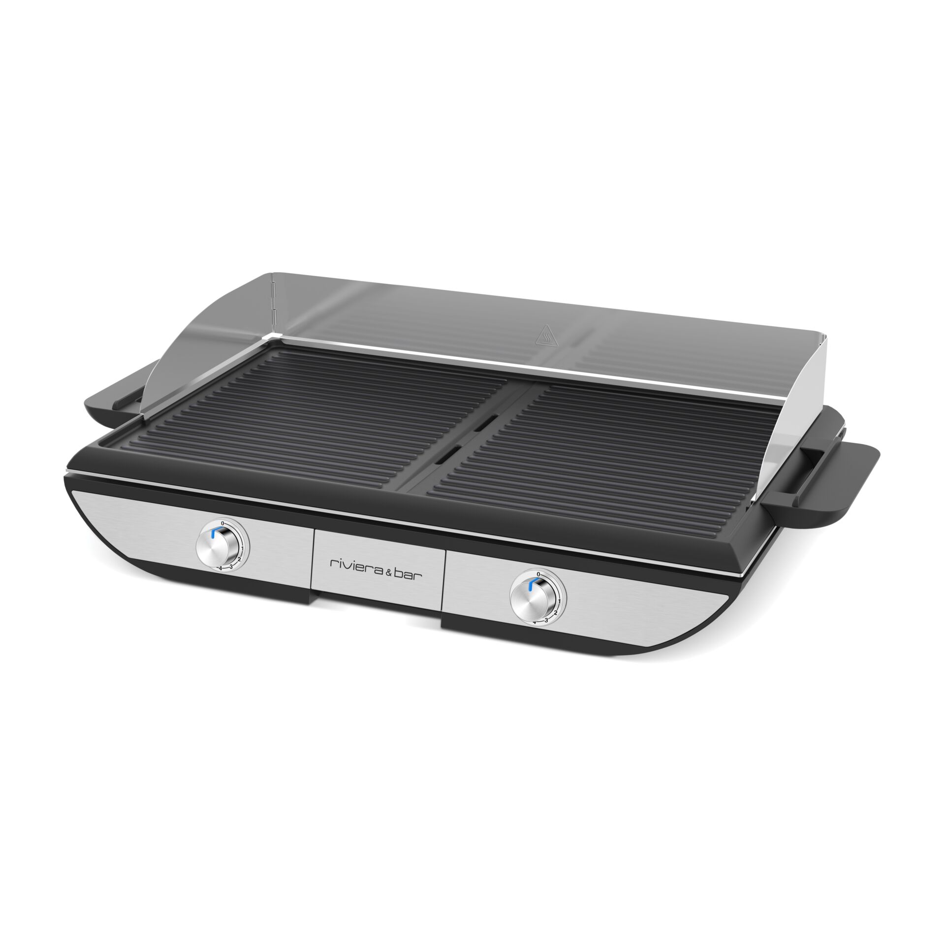 Grillplatte, Grillrost, Elektrogrill, Riviera & Bar, Doppelgrill