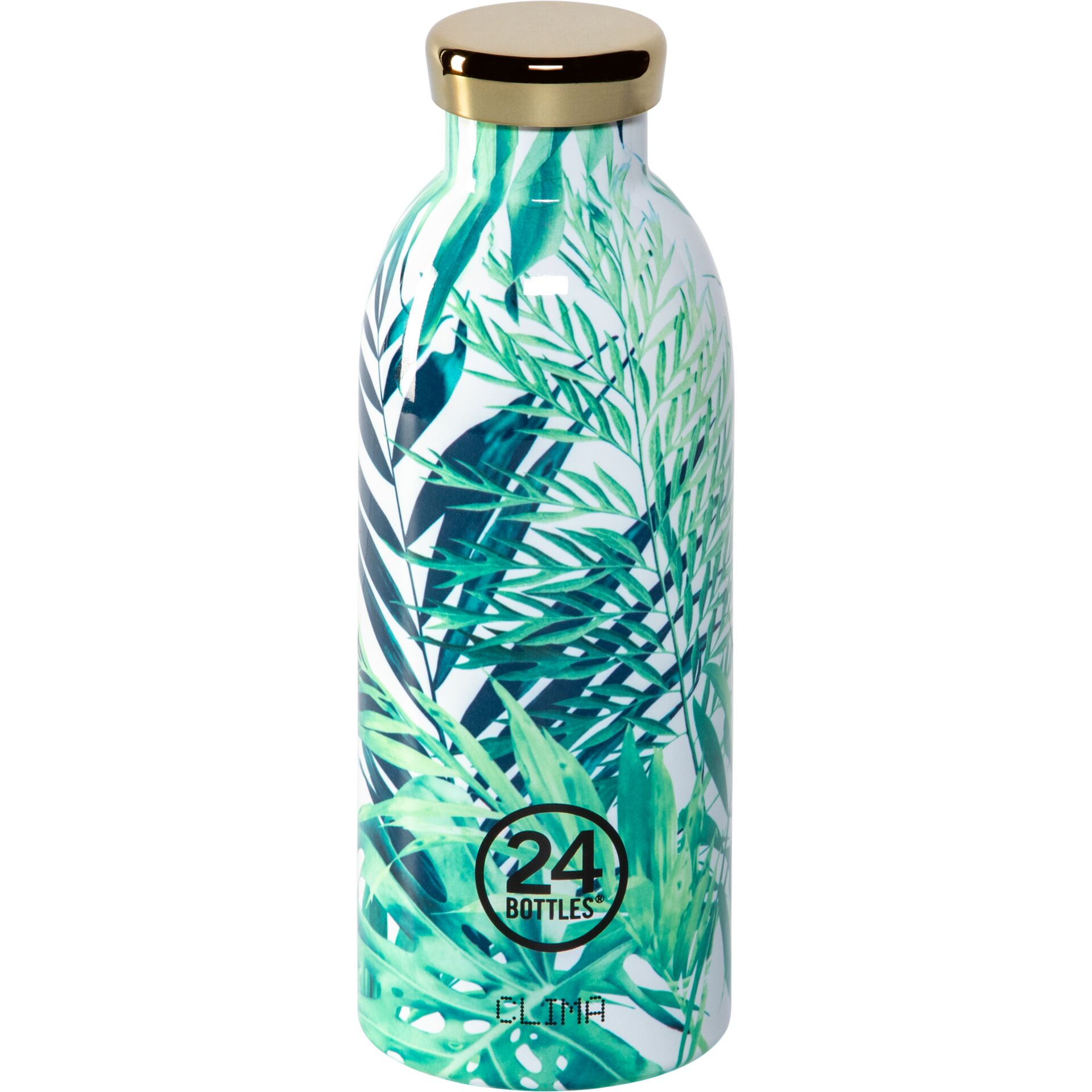 Flasche, Wasserflasche, Grün-Blätter Muster, Blättermuster, 24 Bottles