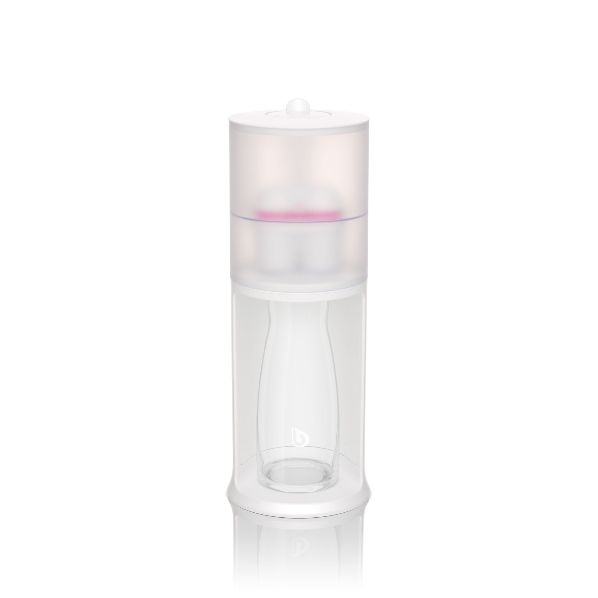 Pillendose, Frischhaltebehälter, Dispenser, Weiß, Transparente Tank