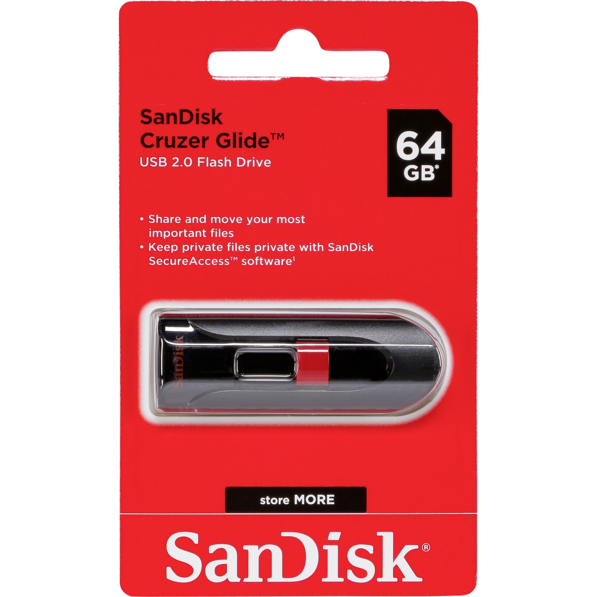 SanDisk Cruzer Glide        64GB  SDCZ60-064G-B35