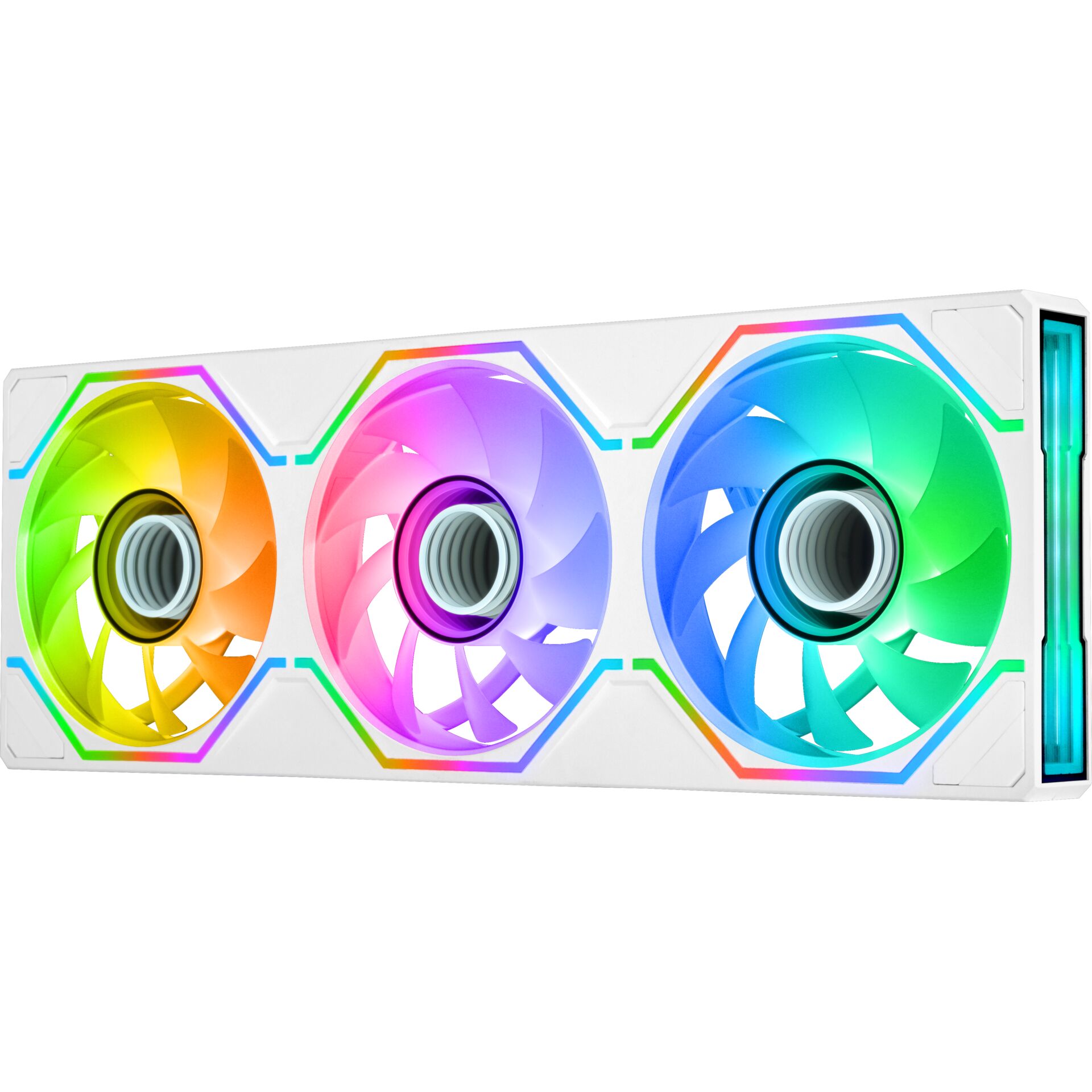 grafikkarte, RGB, RGB-Lüfter, kühlung, 3-fach-lüfter