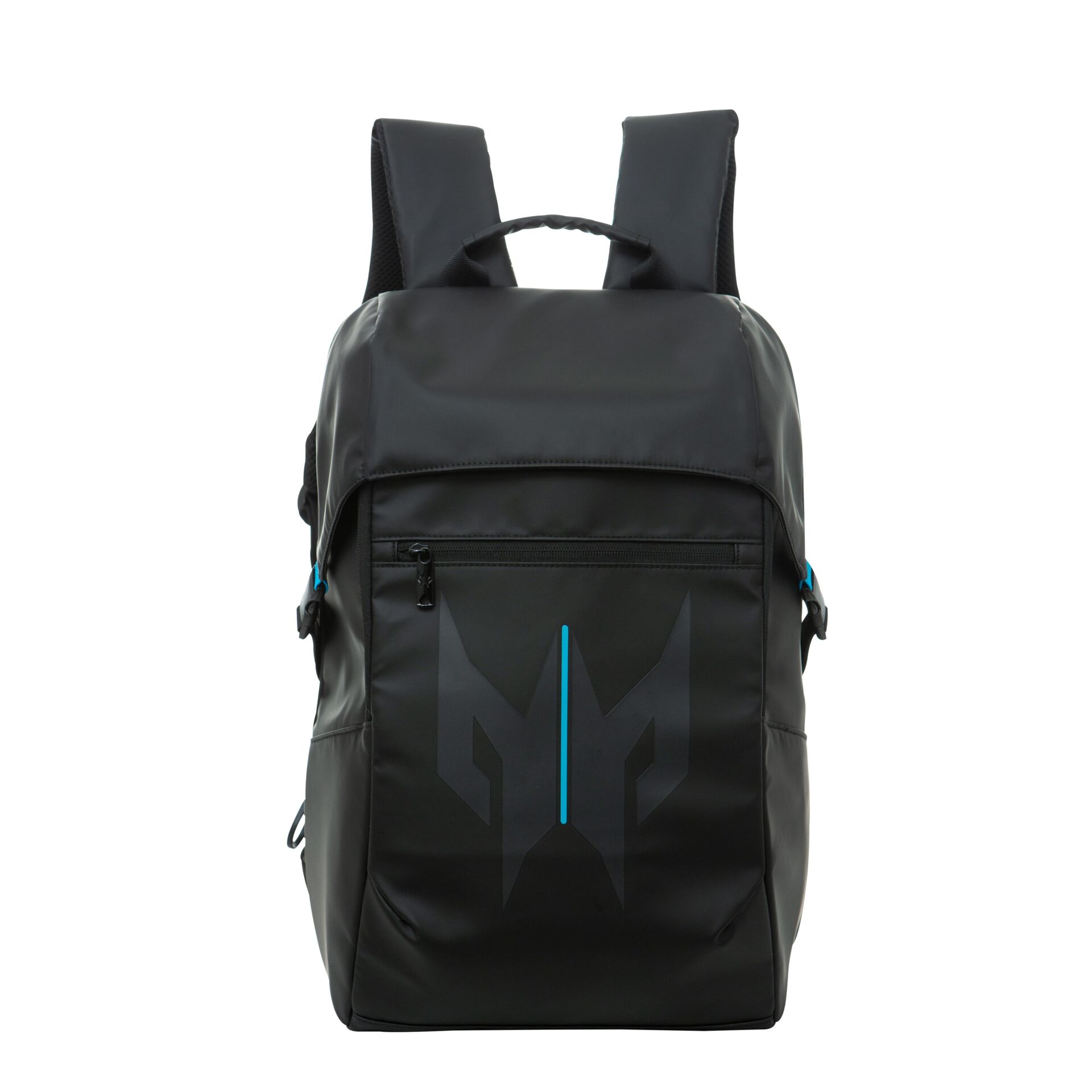 Rucksack, Schwarz, Vordertasche, Grafiklogo, Schultergurte