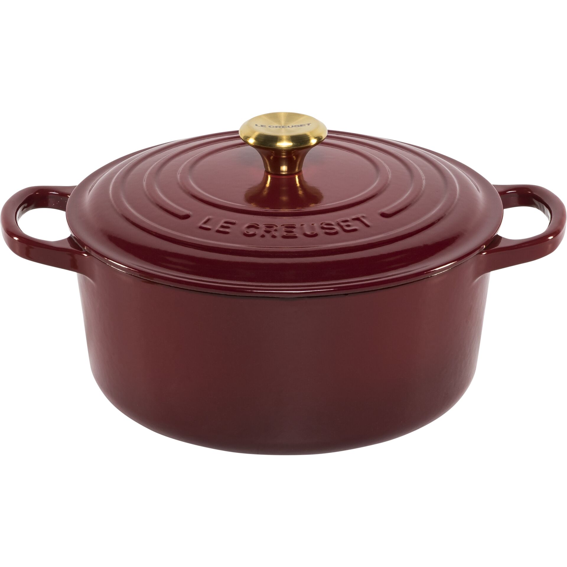 Dutch oven, Eisentopf, Rot, Deckel, Zwei Griffe