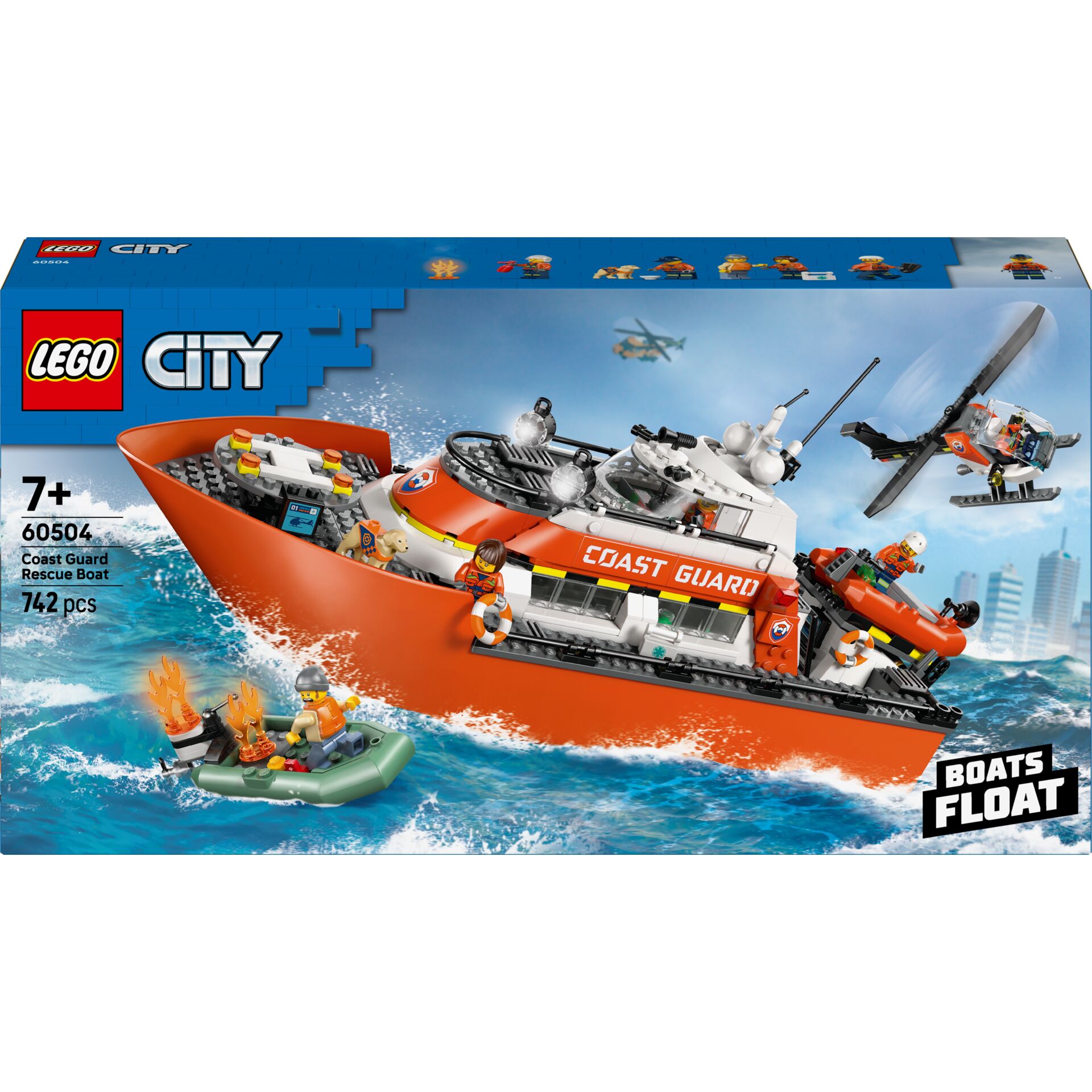 Coast Guard, Rettungsboot, Boot, Lego City, Helikopter