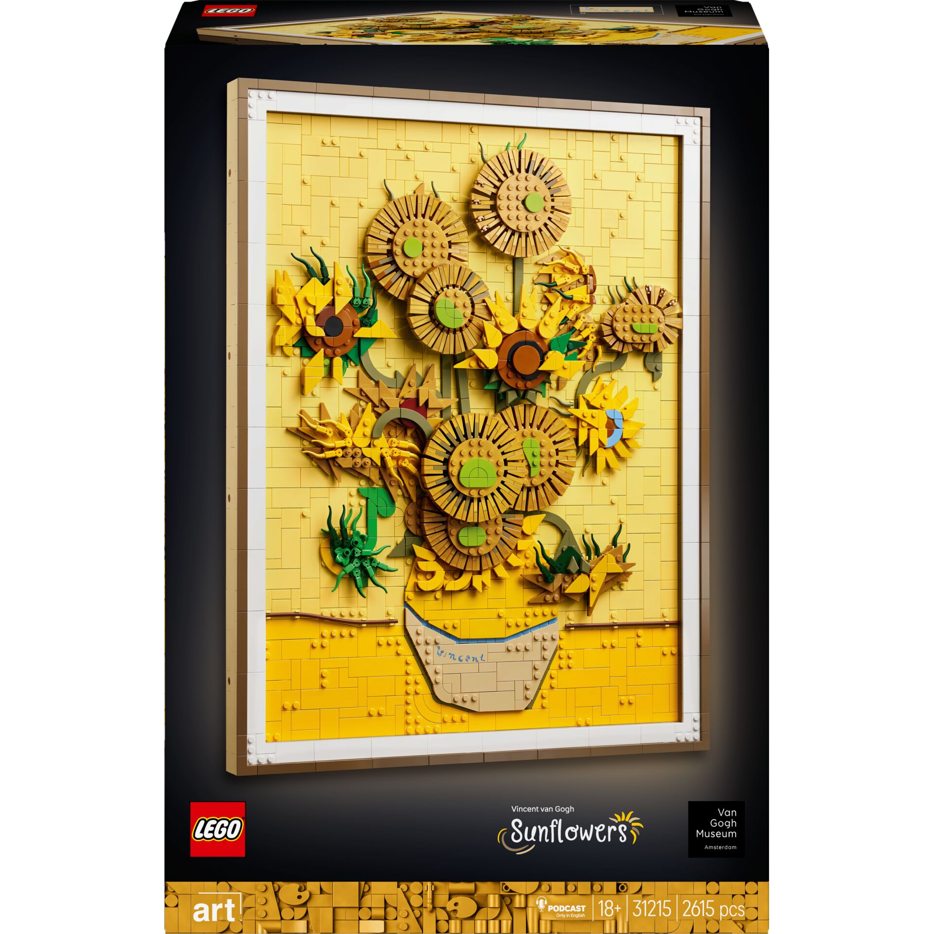 Lego, Kunst, Sonnenblumen, Mosaik, Rahmen