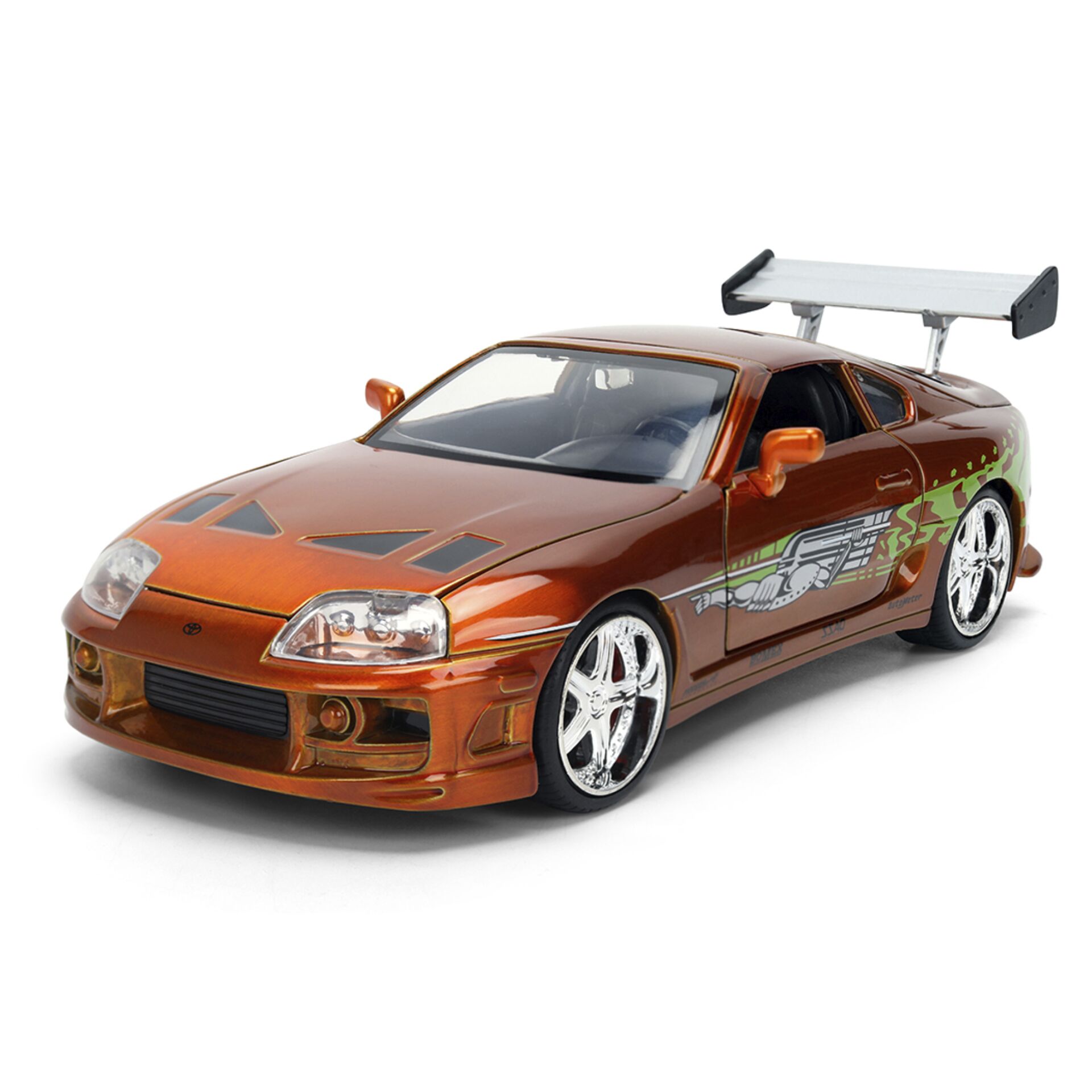 Toy car, Model car, Sports car, Orange, Rear wing