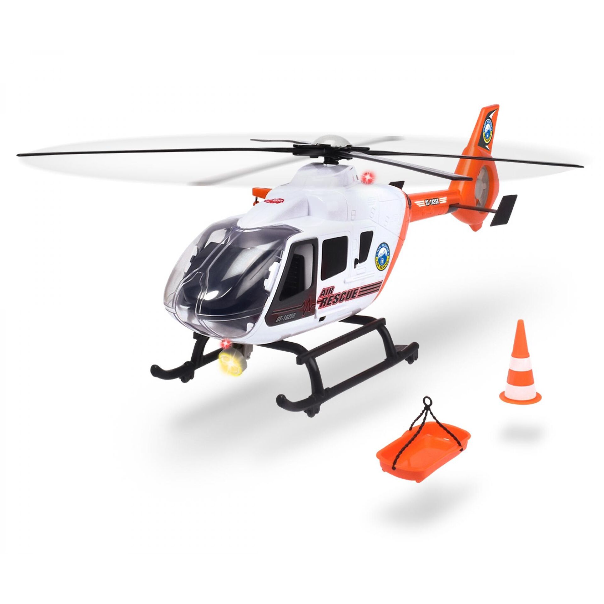 Helikopter, Rettungsheli, Spielzeug, Orange, Tragekorb/Tragegurt