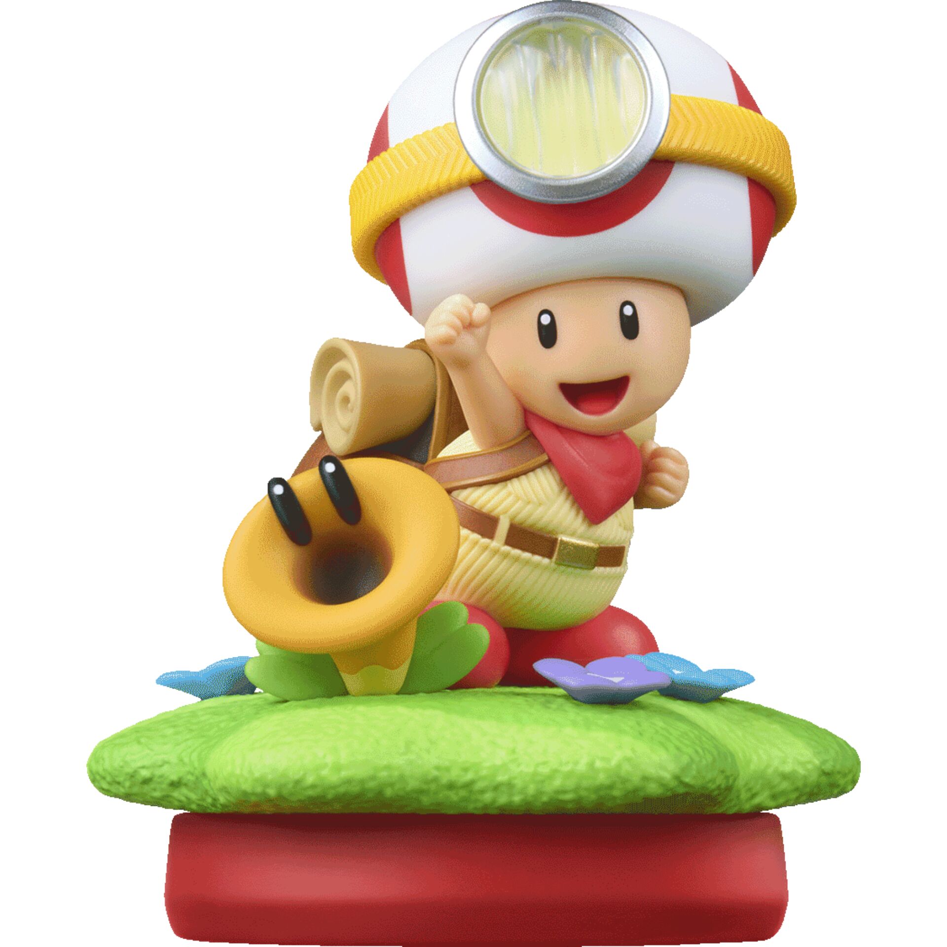 toadstool, figur, wandern, rucksack, hut