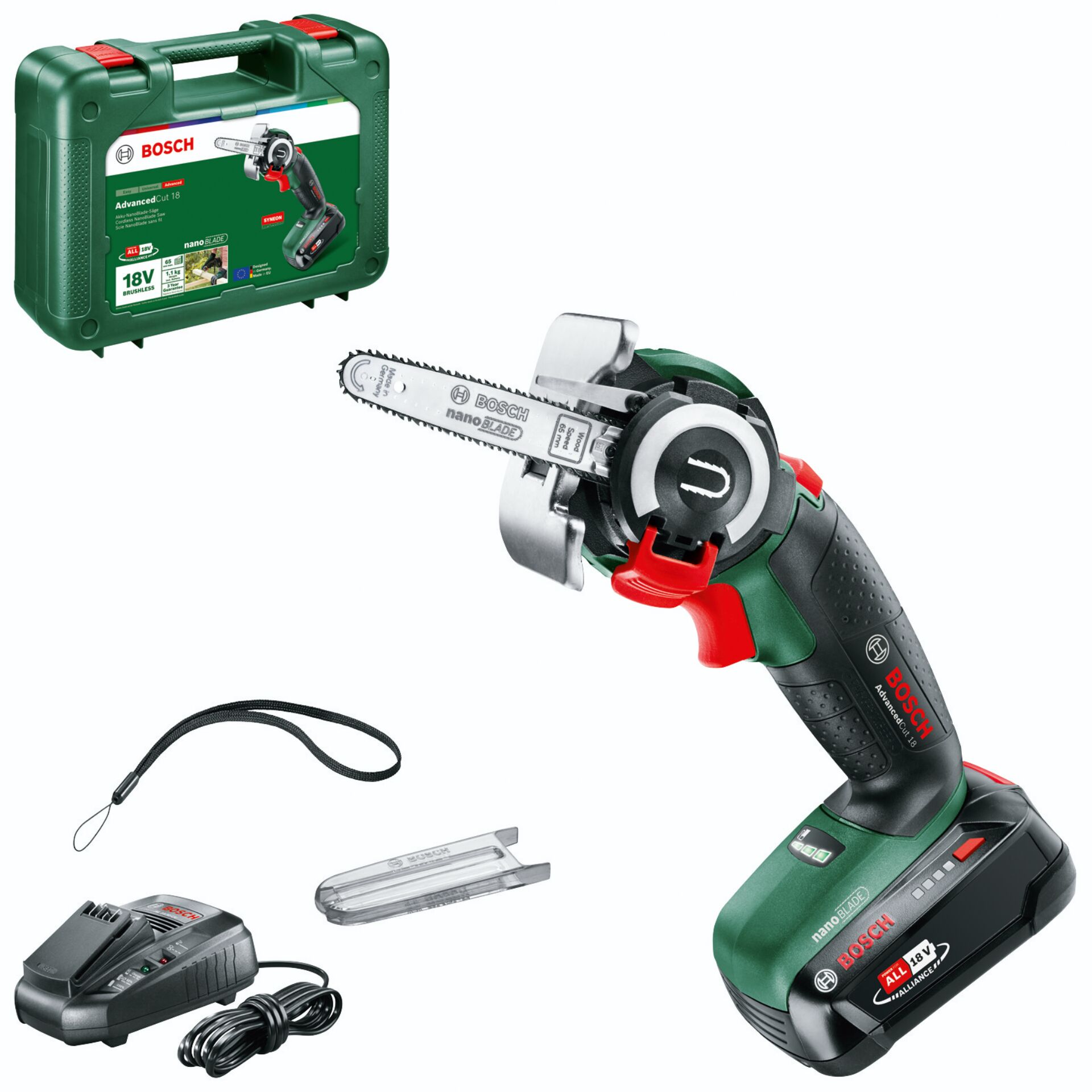 Akku-Schrauber, Beitel-Säge, 18V, Bosch, NanoBlade