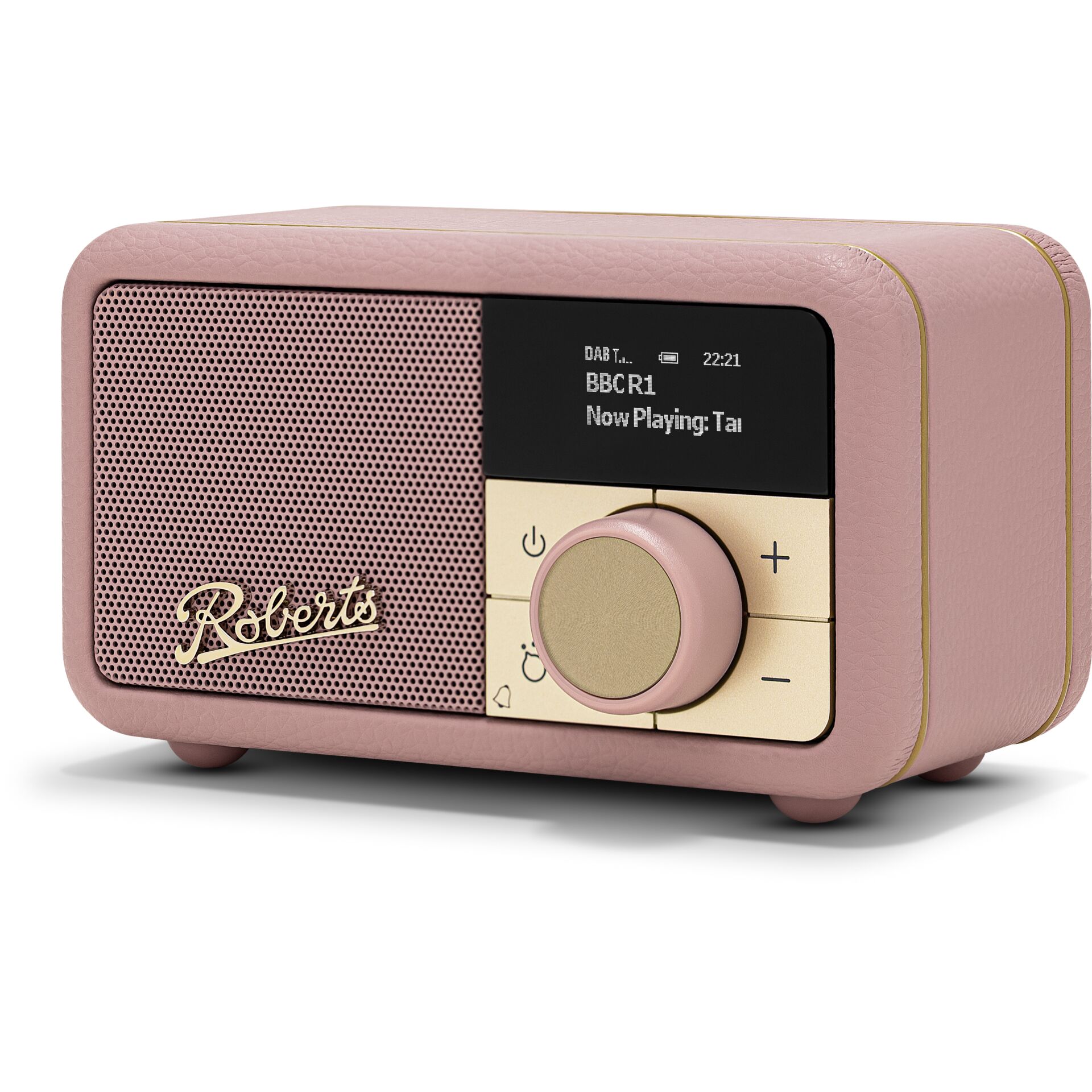 Radio, Mini-Lautsprecher, Rosa, Netz-Gitter, Digitalanzeige