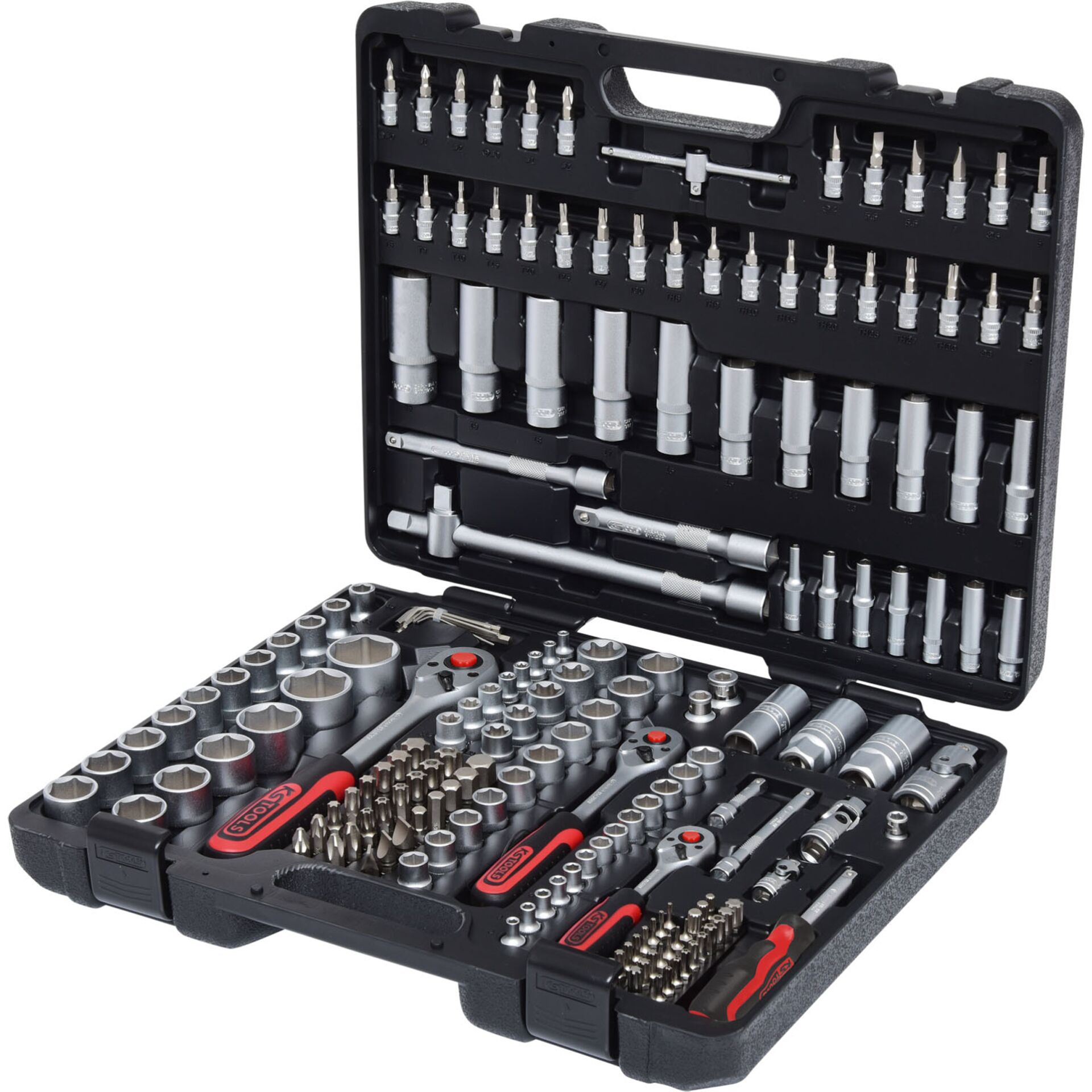 KS Tools 1/4"+3/8"+1/2"  Steckschlüssel 179-tlg 917.0779
