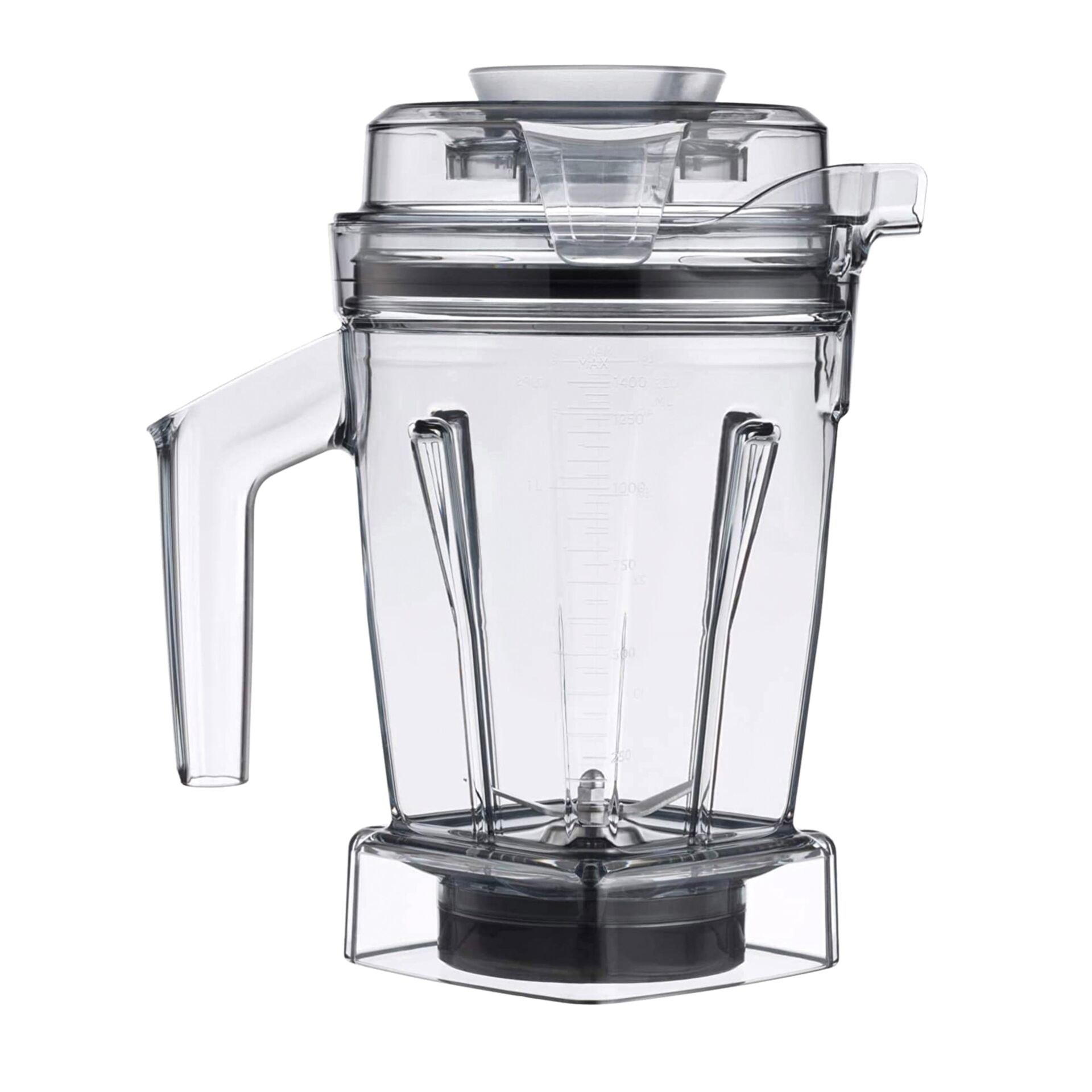 Mixer, Blender, Gläserner Behälter, Messskala, Deckel