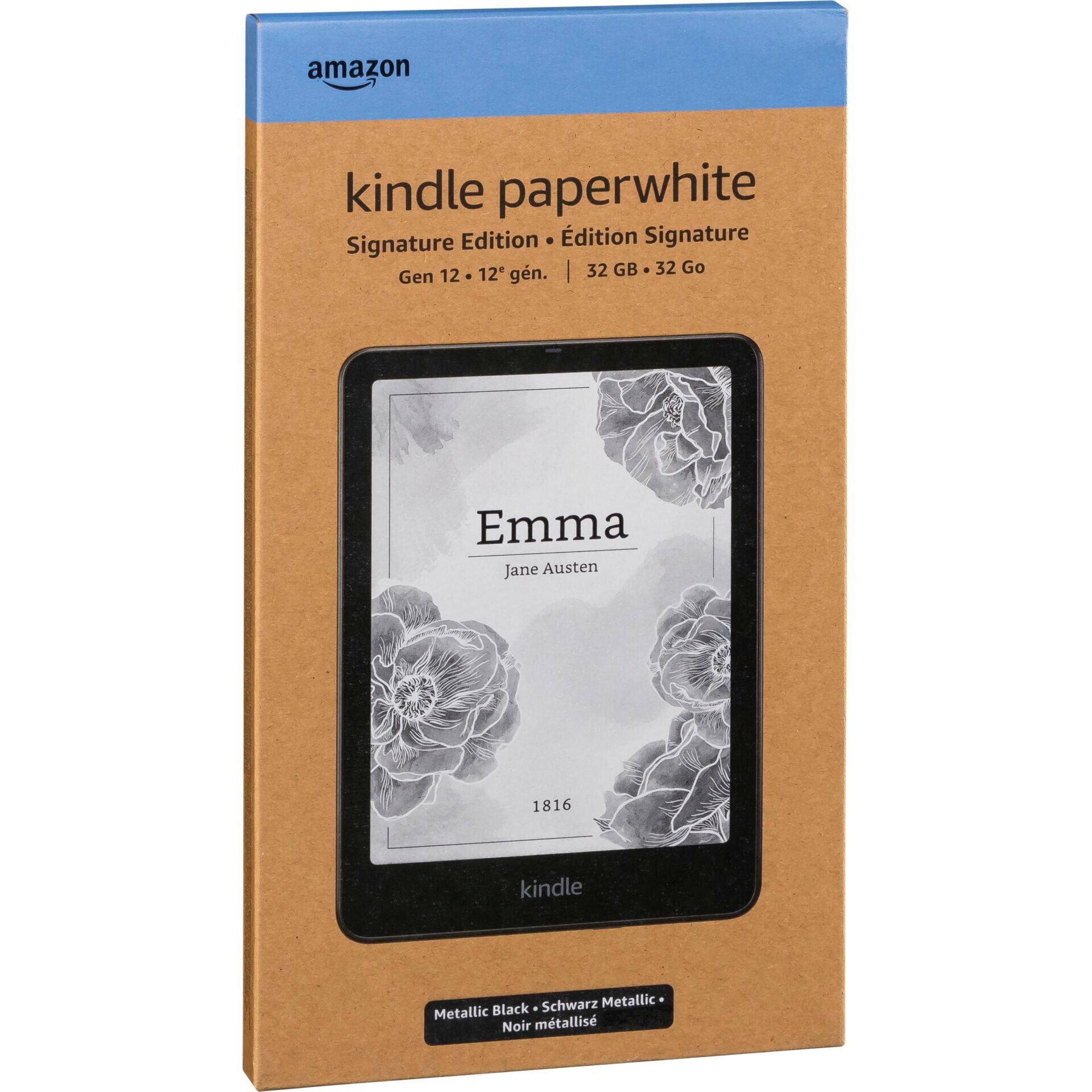 e-Reader, Kindle, 32 GB, Metallic Black, Signature Edition