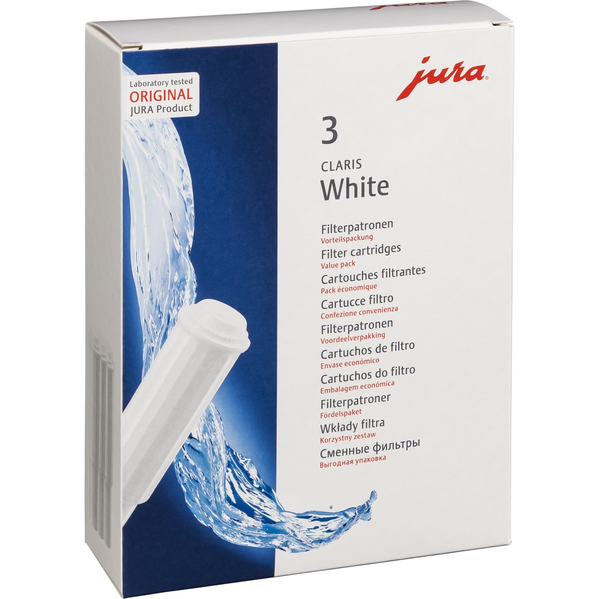 Filterpatronen, White, Kunststoff, Packung, Jura