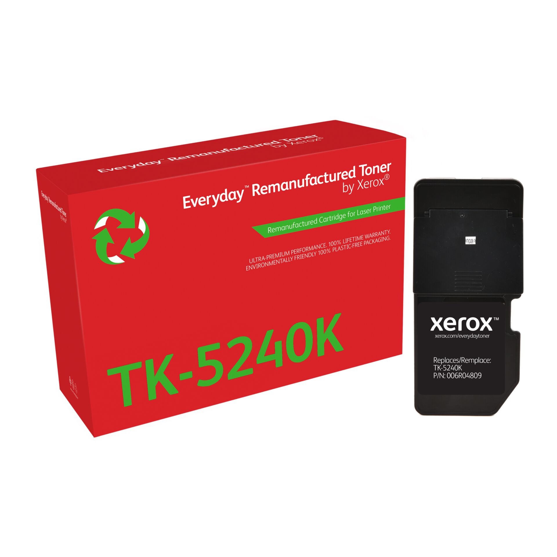 Toner, TK-5240K, Wiederaufbereitet, Laserdrucker, Kassette