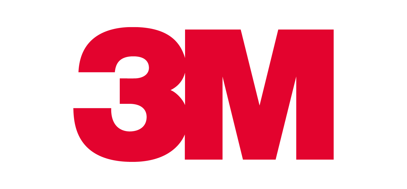 logo, 3M, branding, red, text