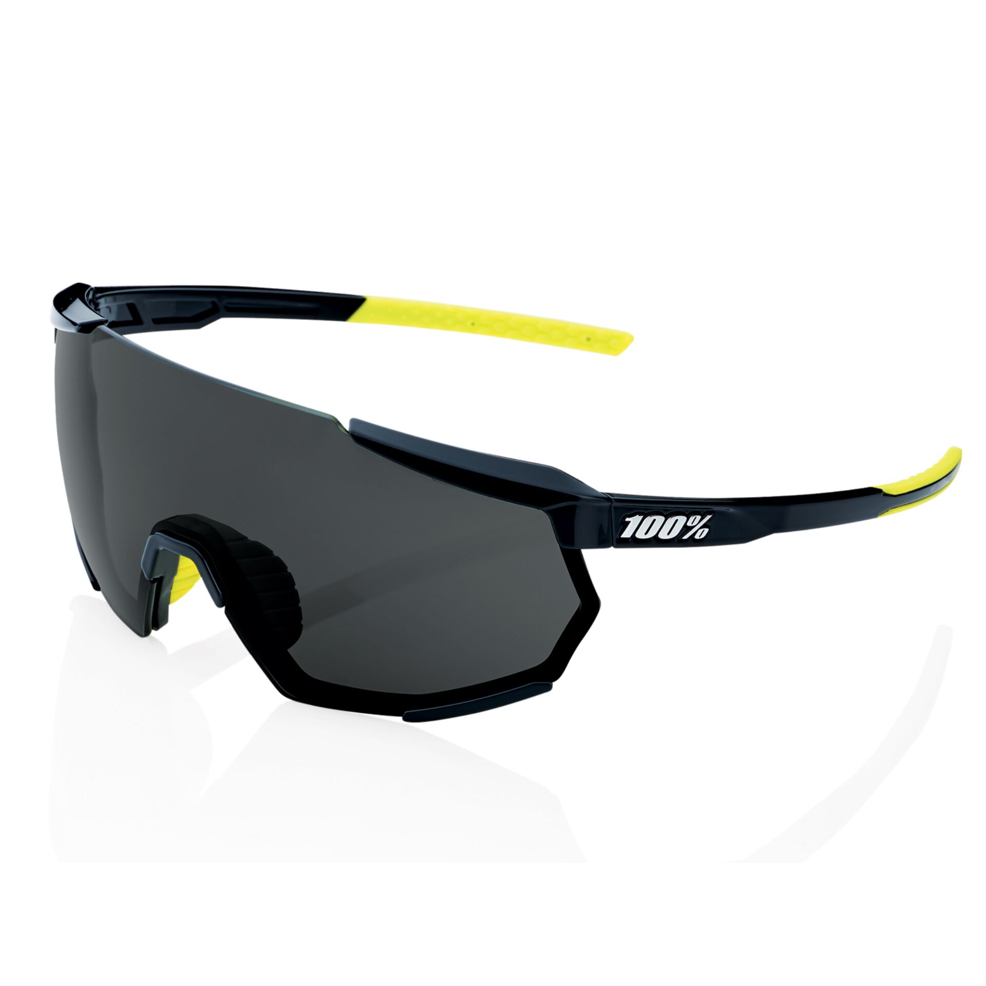 Schutzbrille, Sportsbrille, Goggles, Schwarz, Gelb