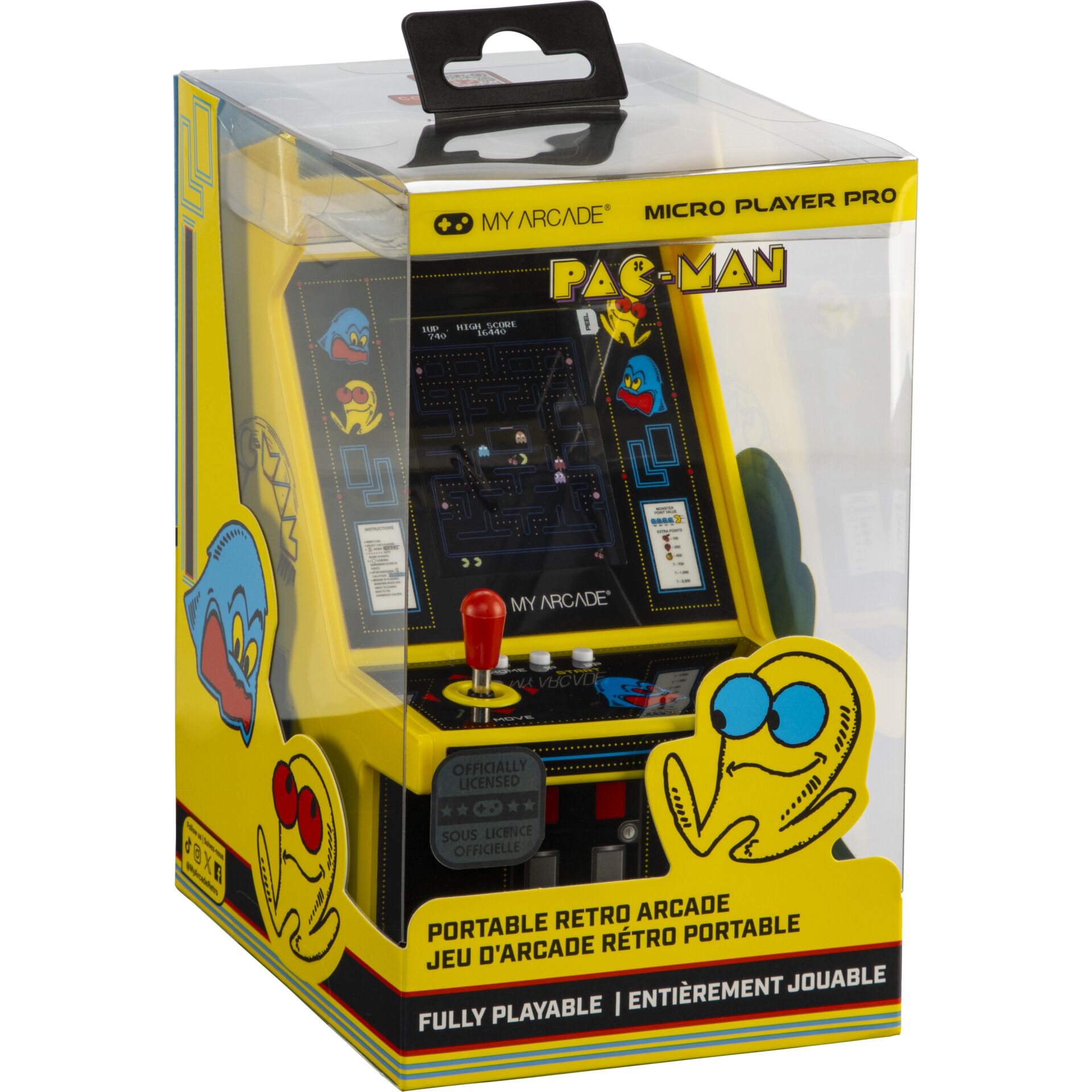 Arcade, Mini-Kabinett, Pac-Man, Tragbares Retro-Arcade, Spielautomat-Design
